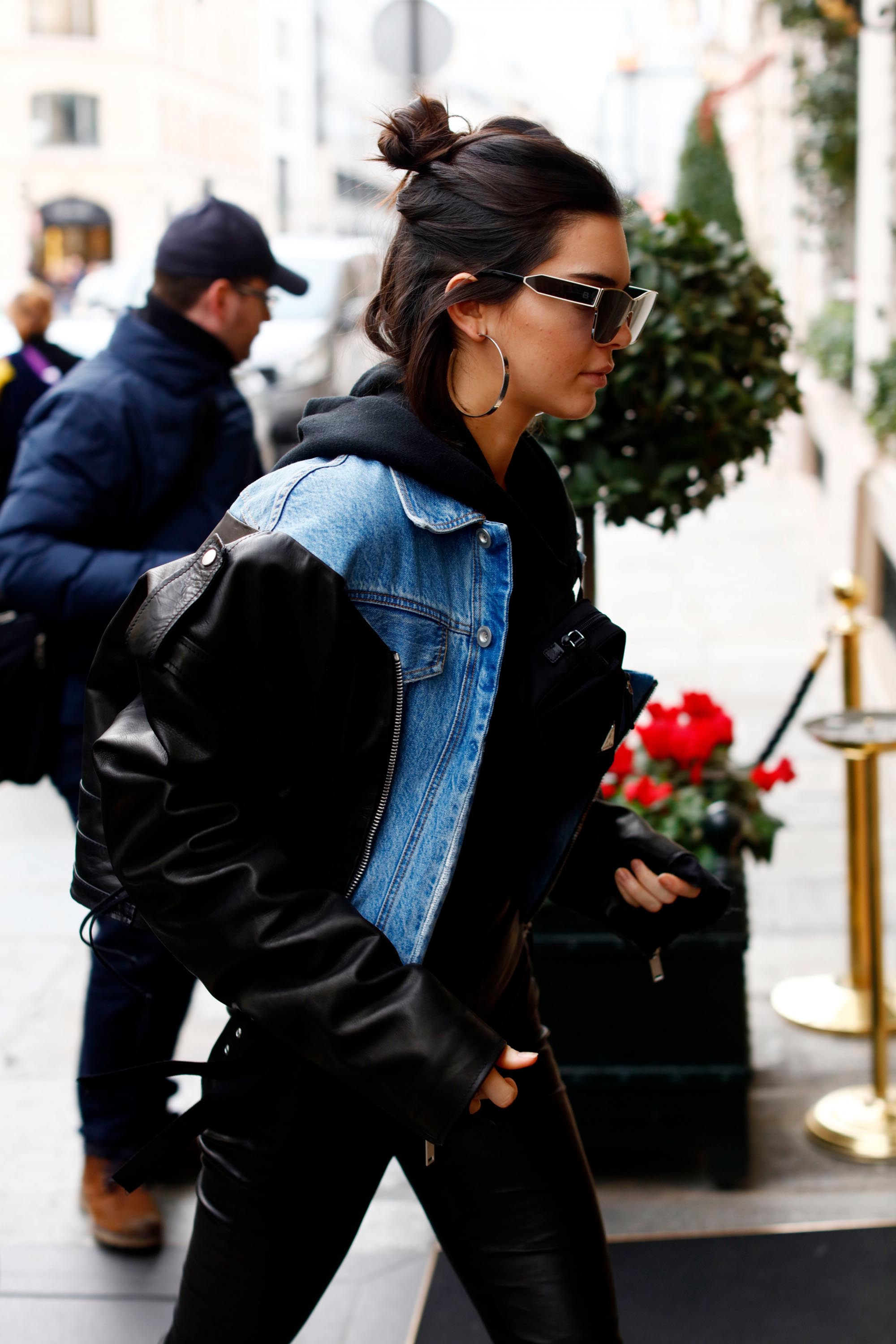 Kendall Jenner arrives at her hotel