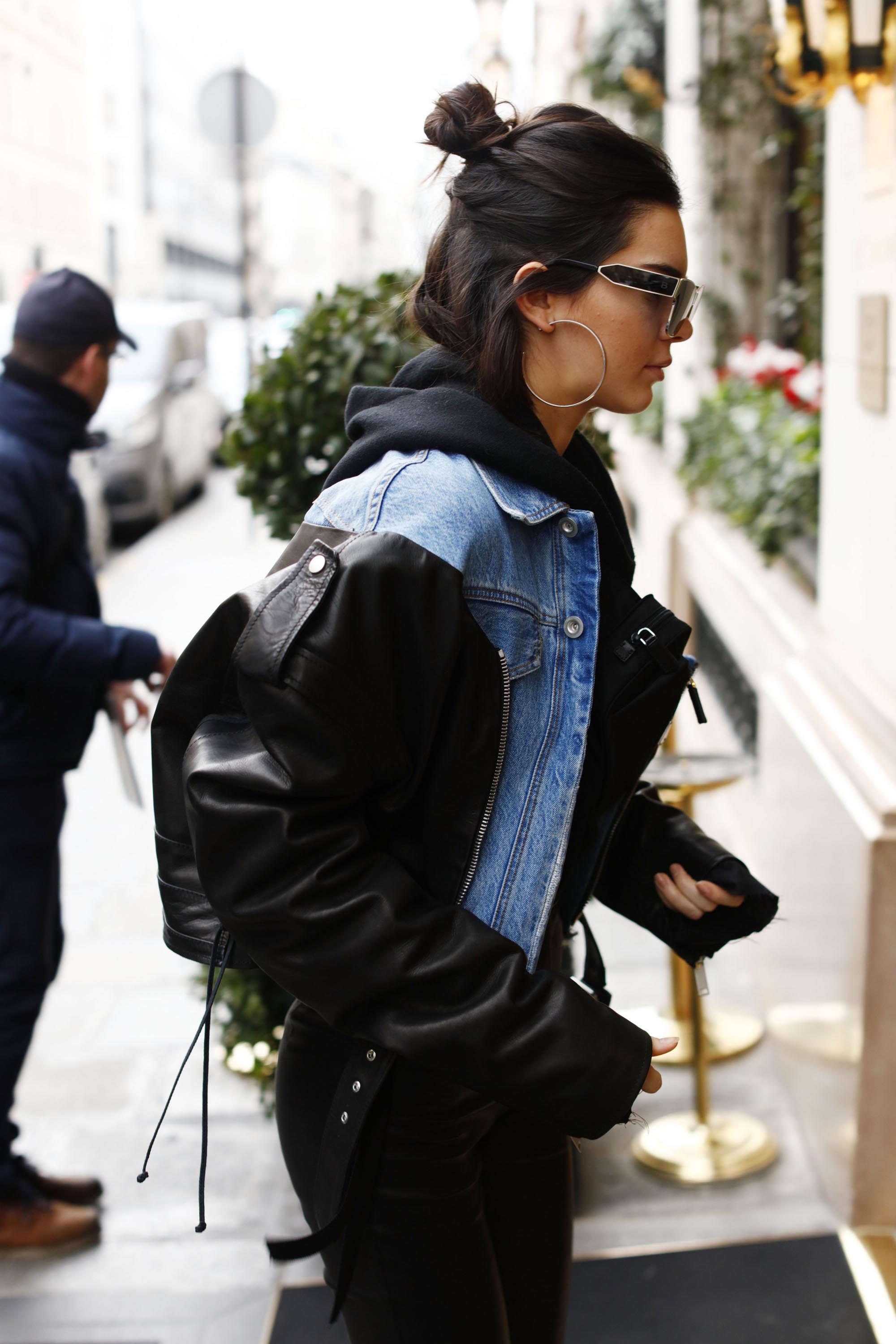 Kendall Jenner arrives at her hotel