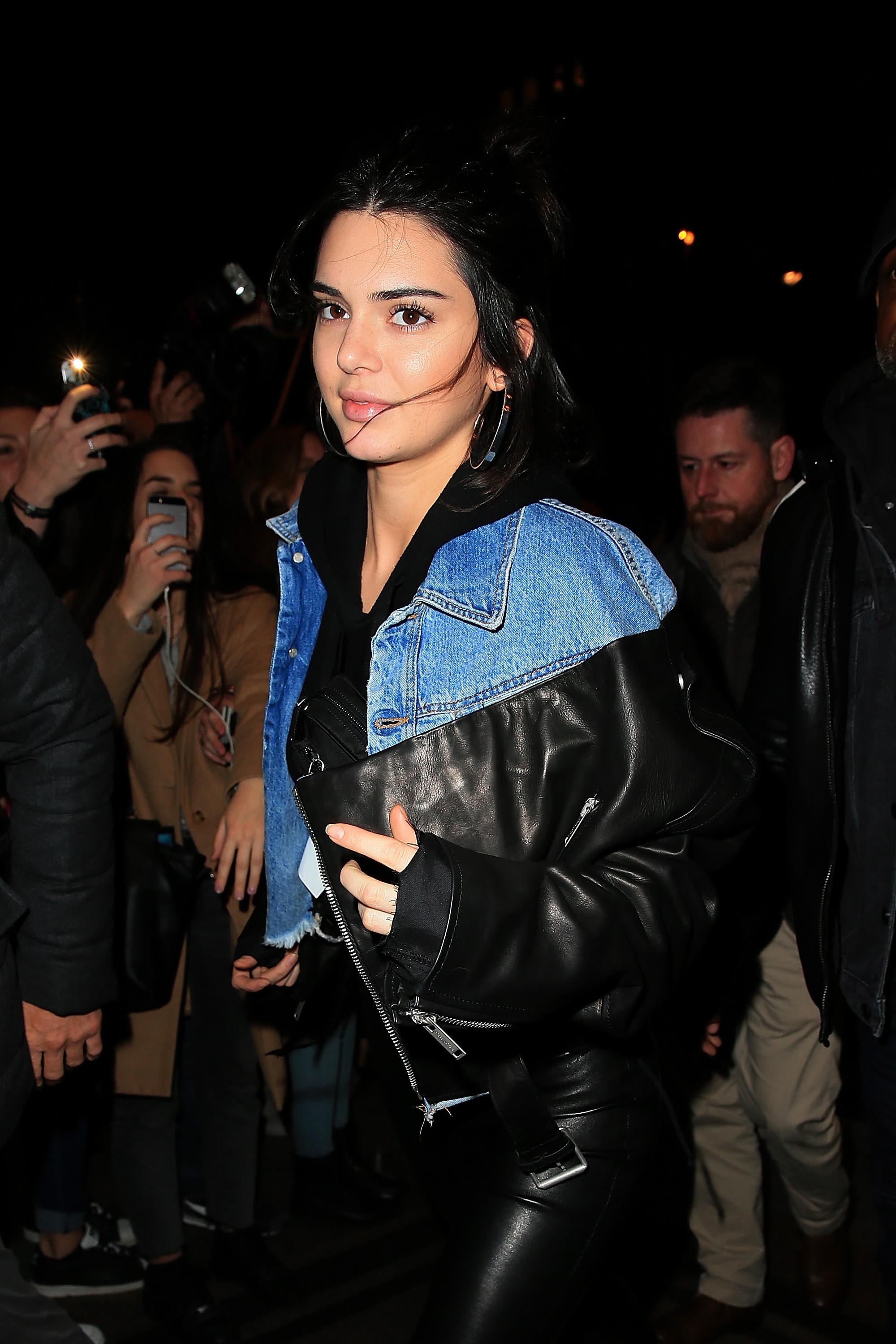 Kendall Jenner arrives at her hotel
