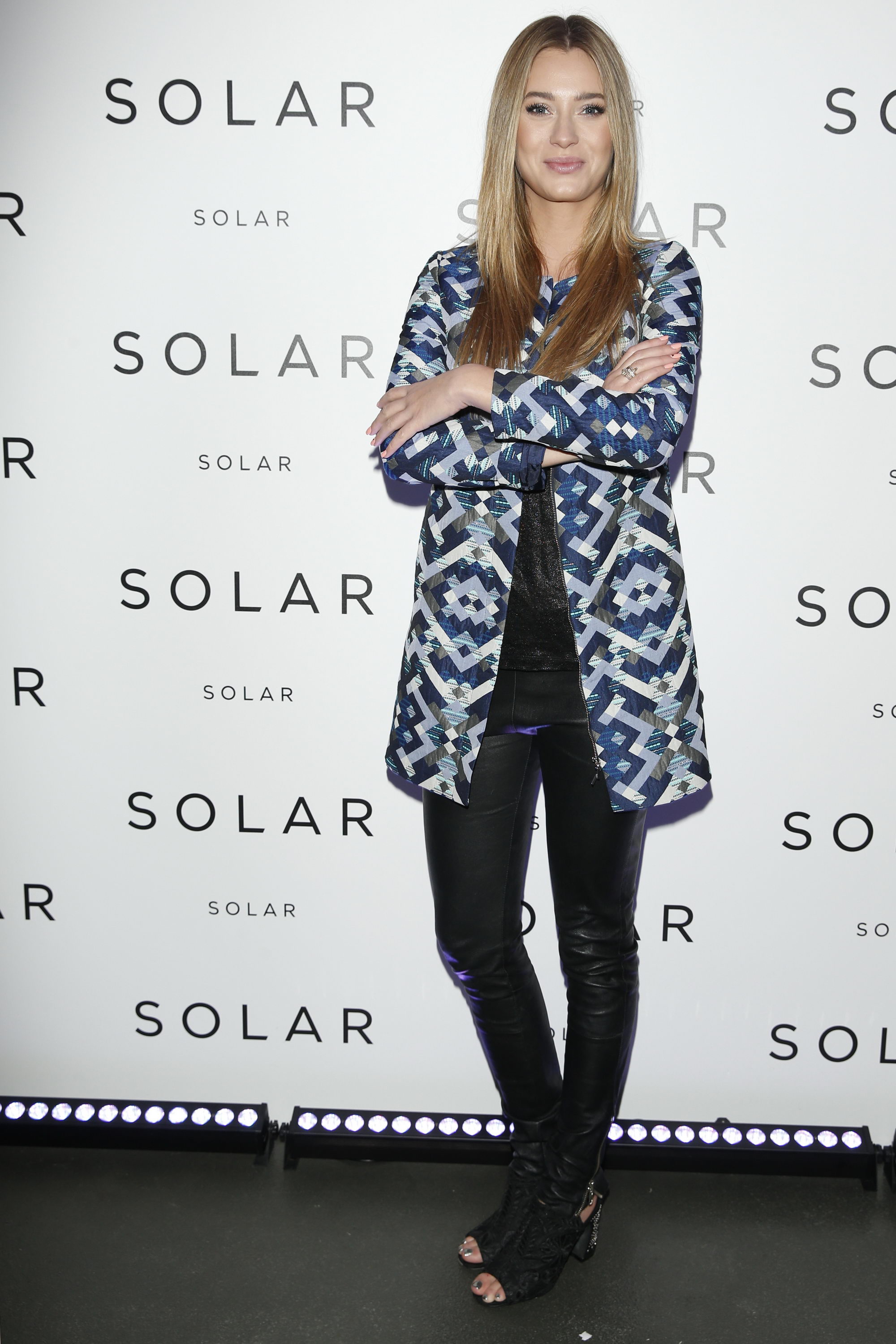 Marcelina Zawadzka attends the press day for the SOLAR F/W 17/18 collection