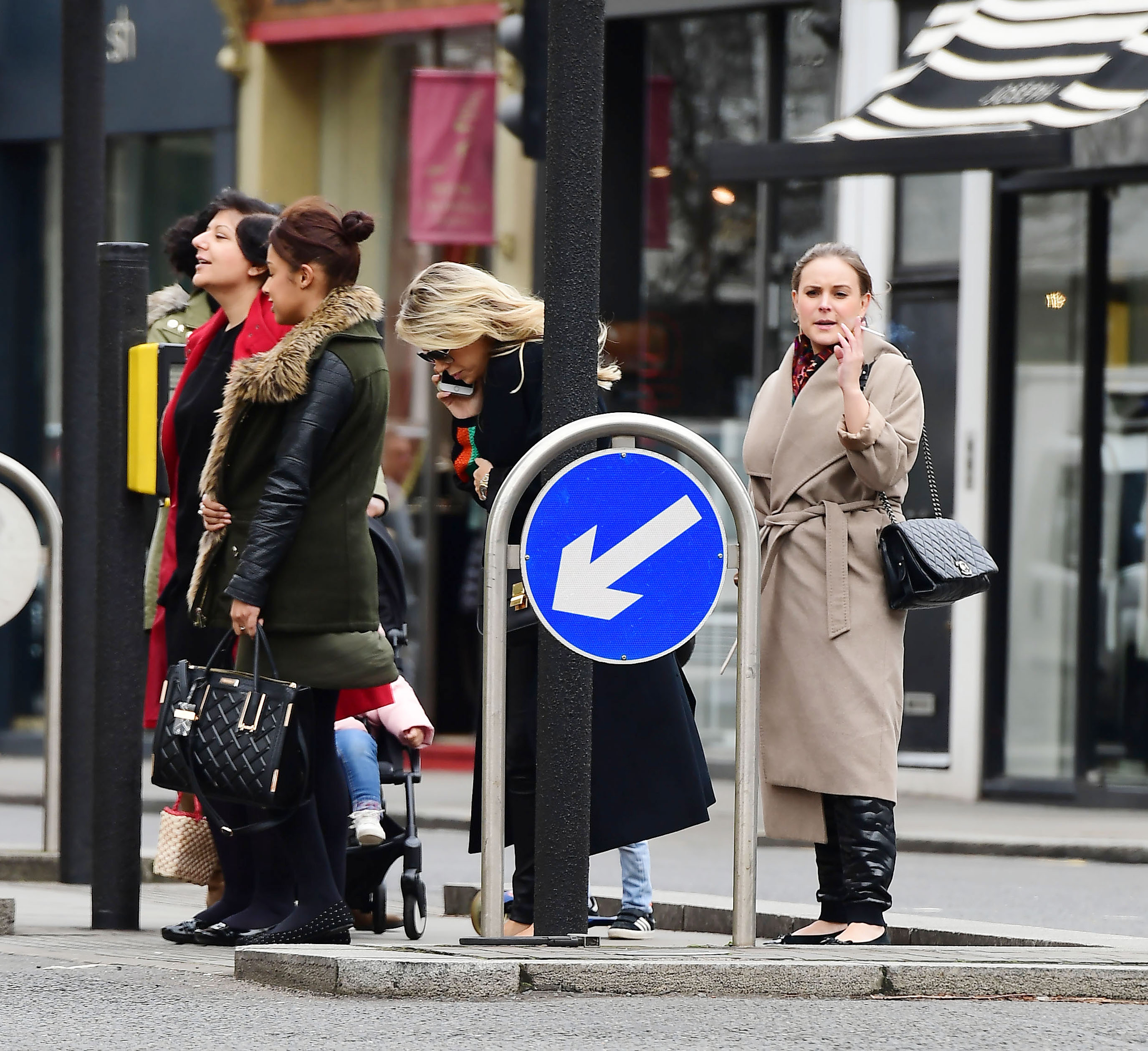 Sylvie Meis out shopping in London