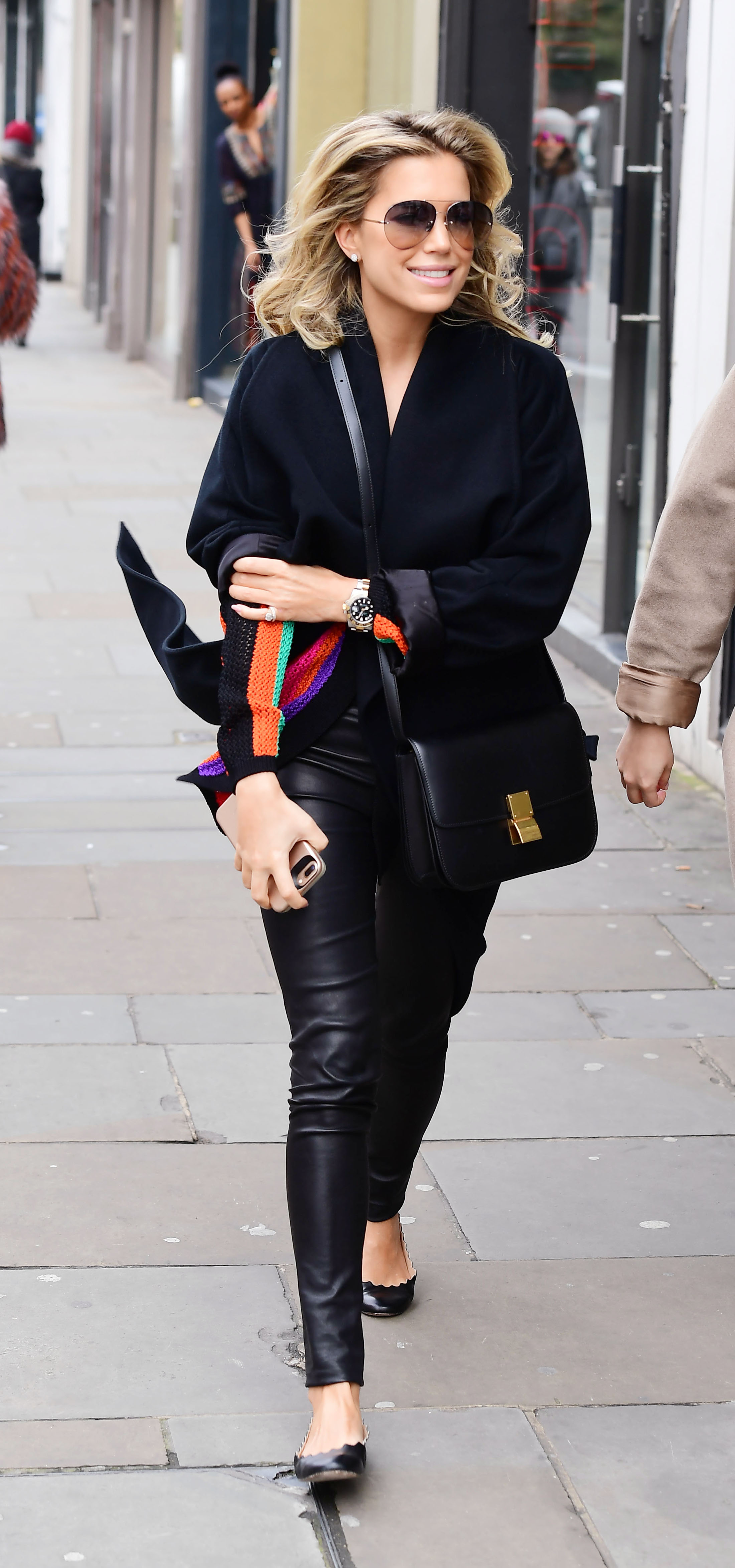 Sylvie Meis out shopping in London