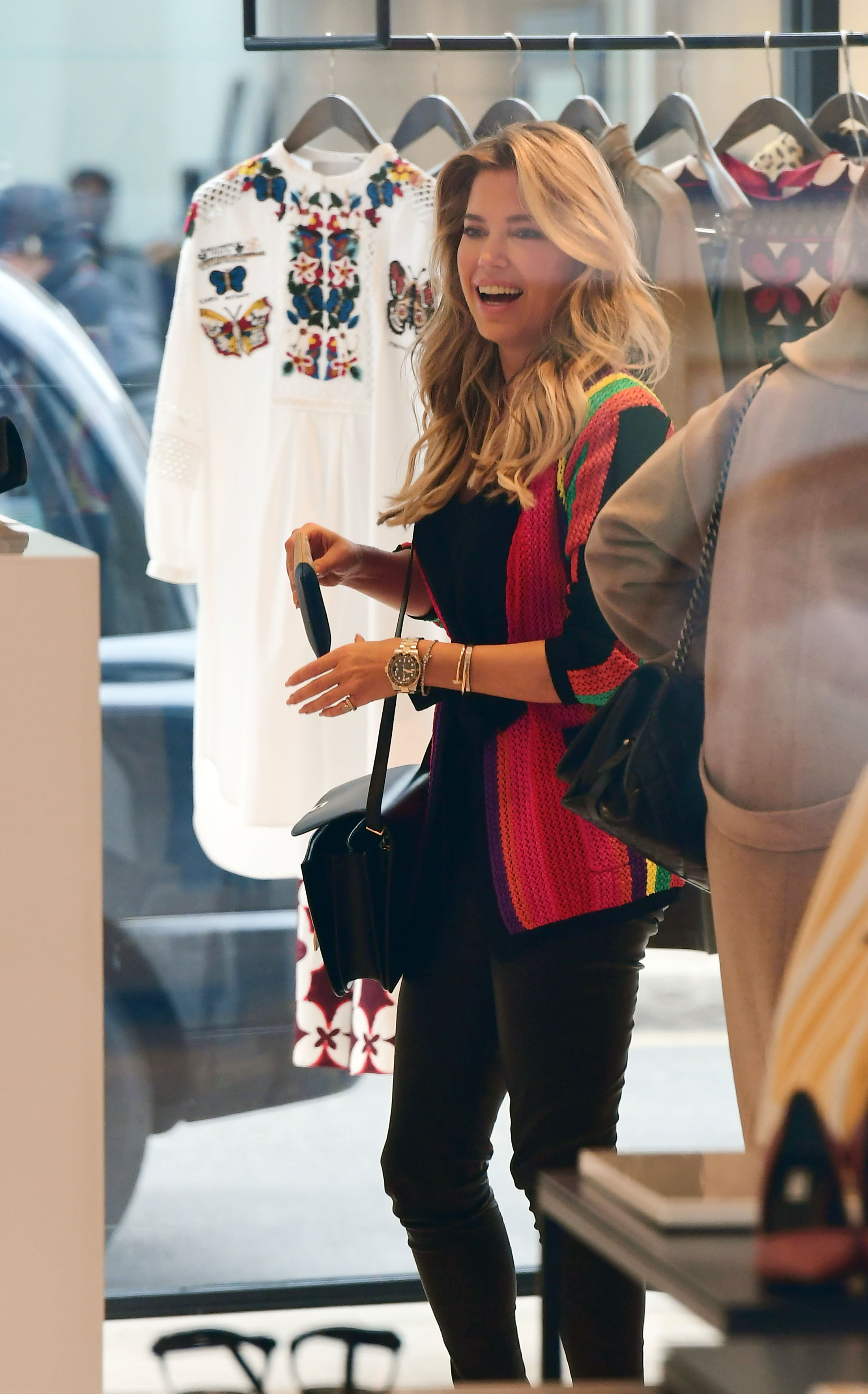 Sylvie Meis out shopping in London