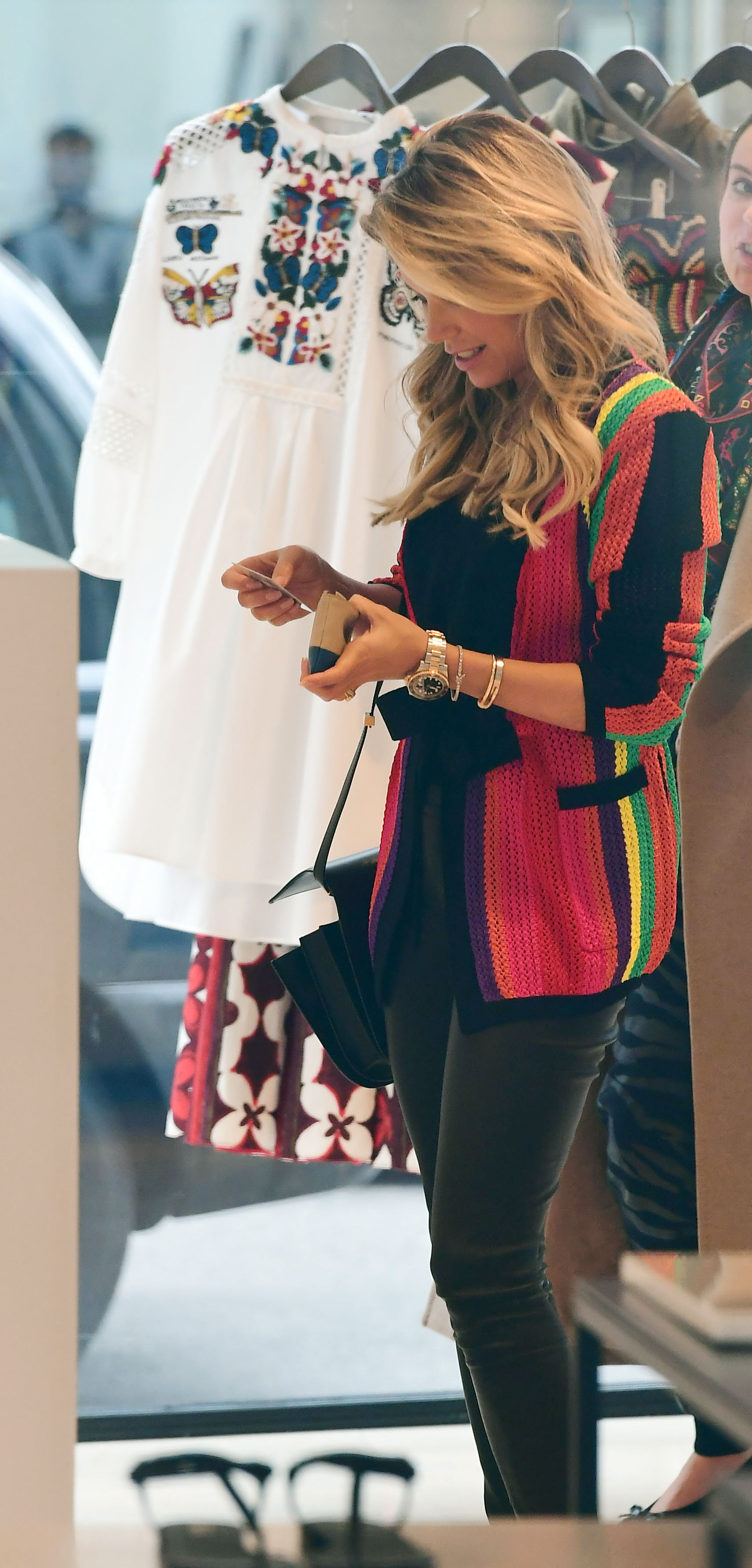 Sylvie Meis out shopping in London