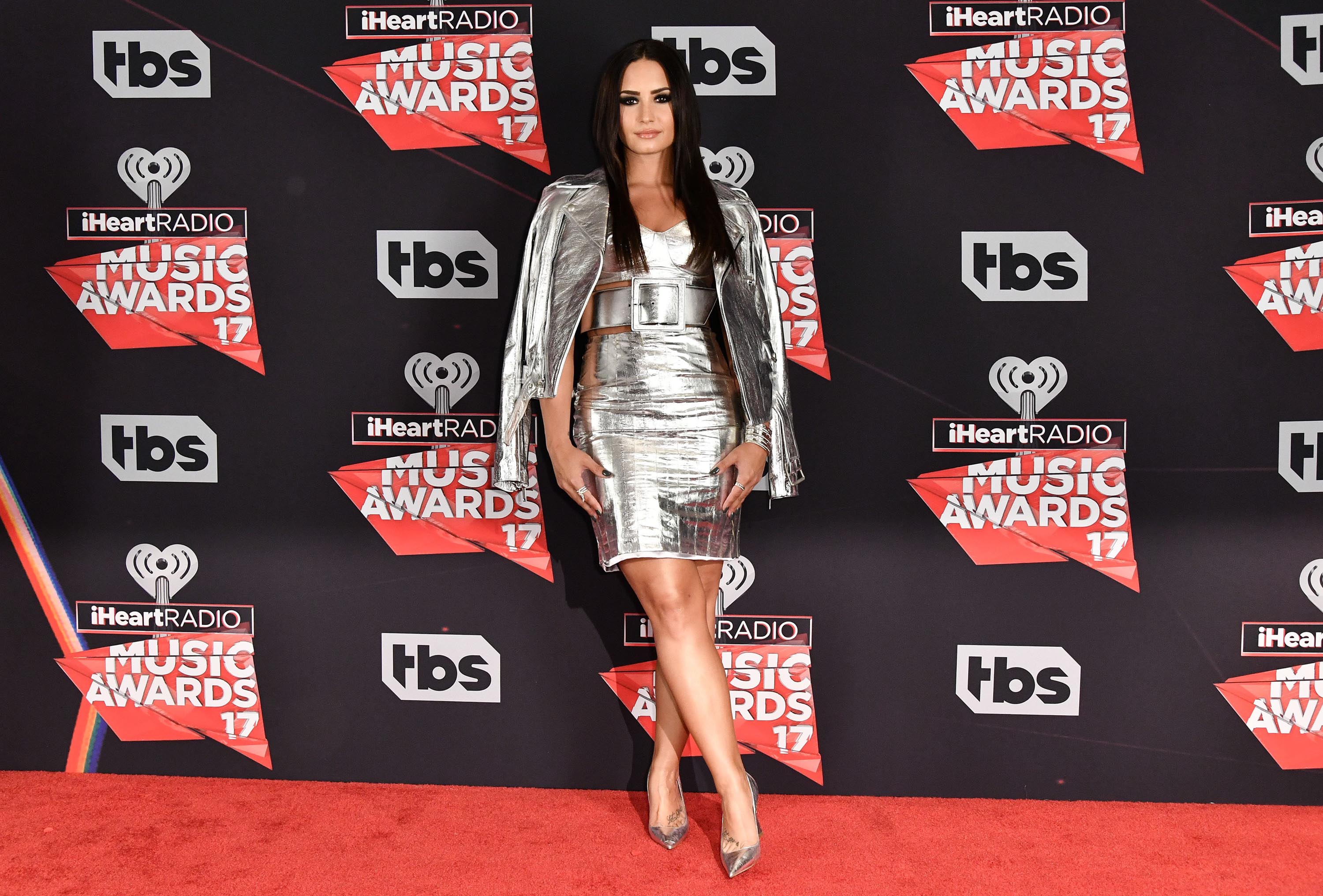 Demi Lovato attends iHeartRadio Music Awards