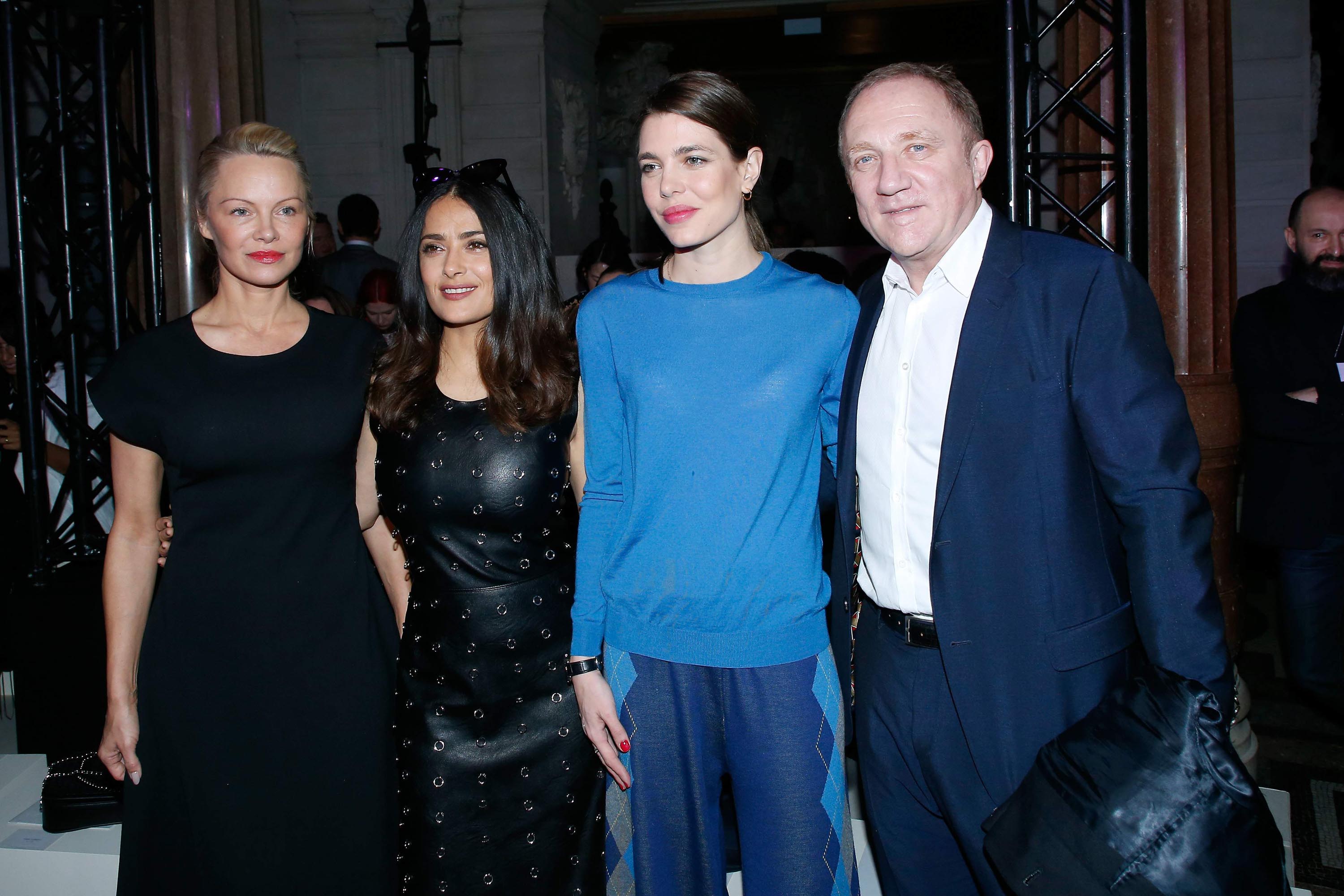 Salma Hayek attends Stella McCartney Show