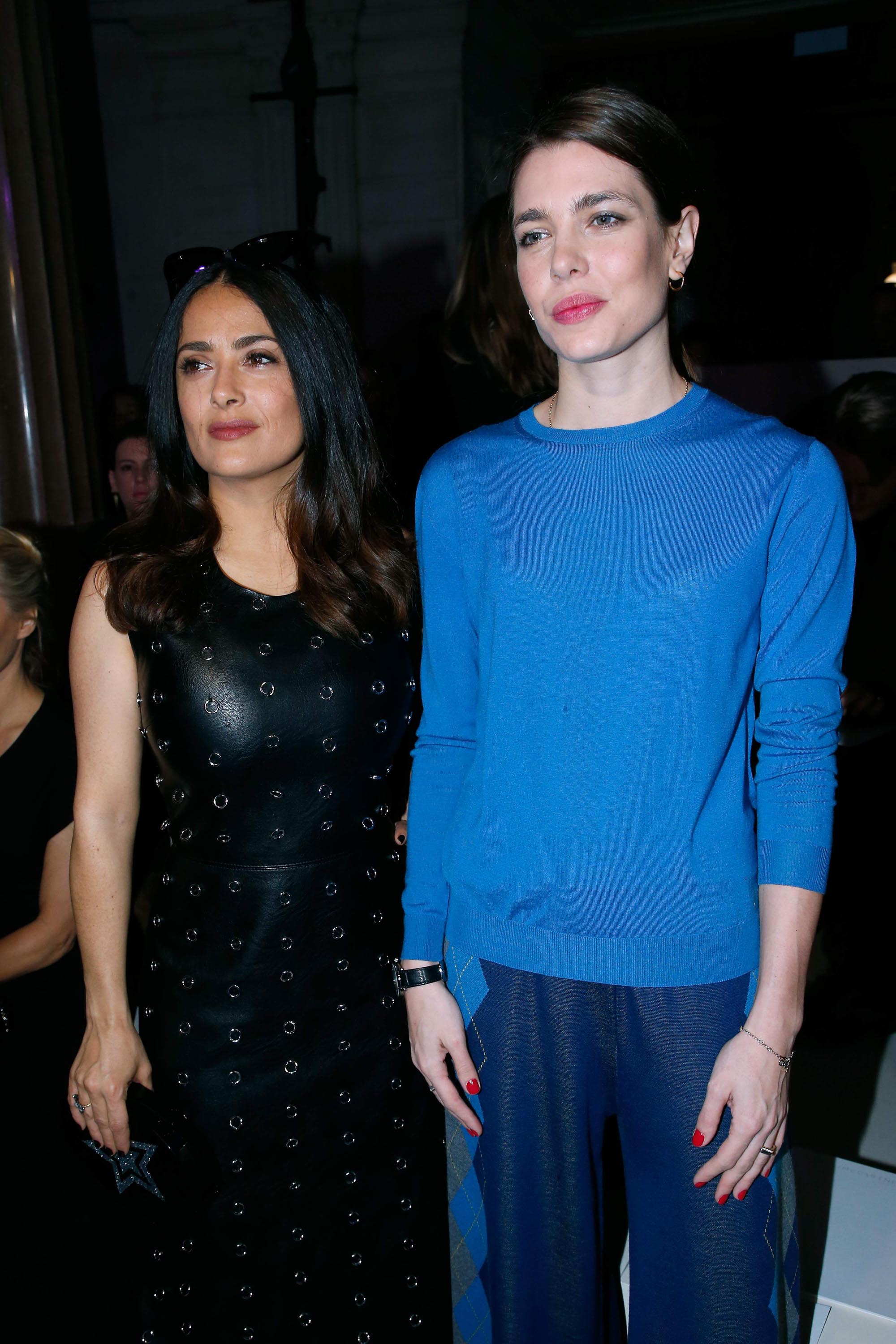 Salma Hayek attends Stella McCartney Show