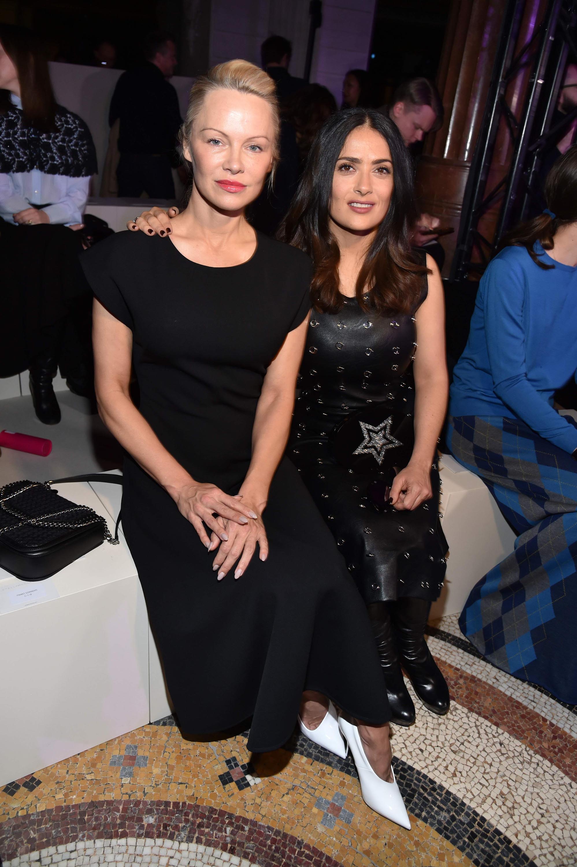 Salma Hayek attends Stella McCartney Show
