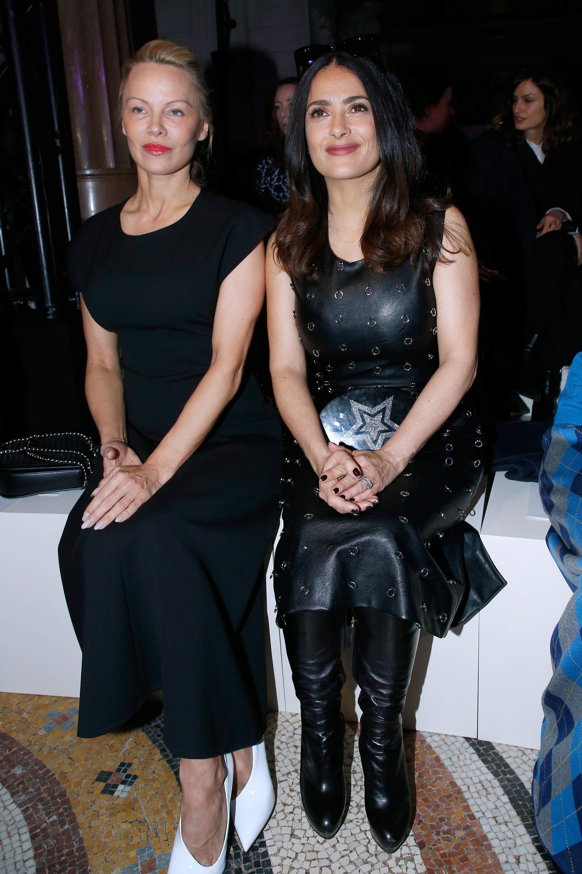 Salma Hayek attends Stella McCartney Show