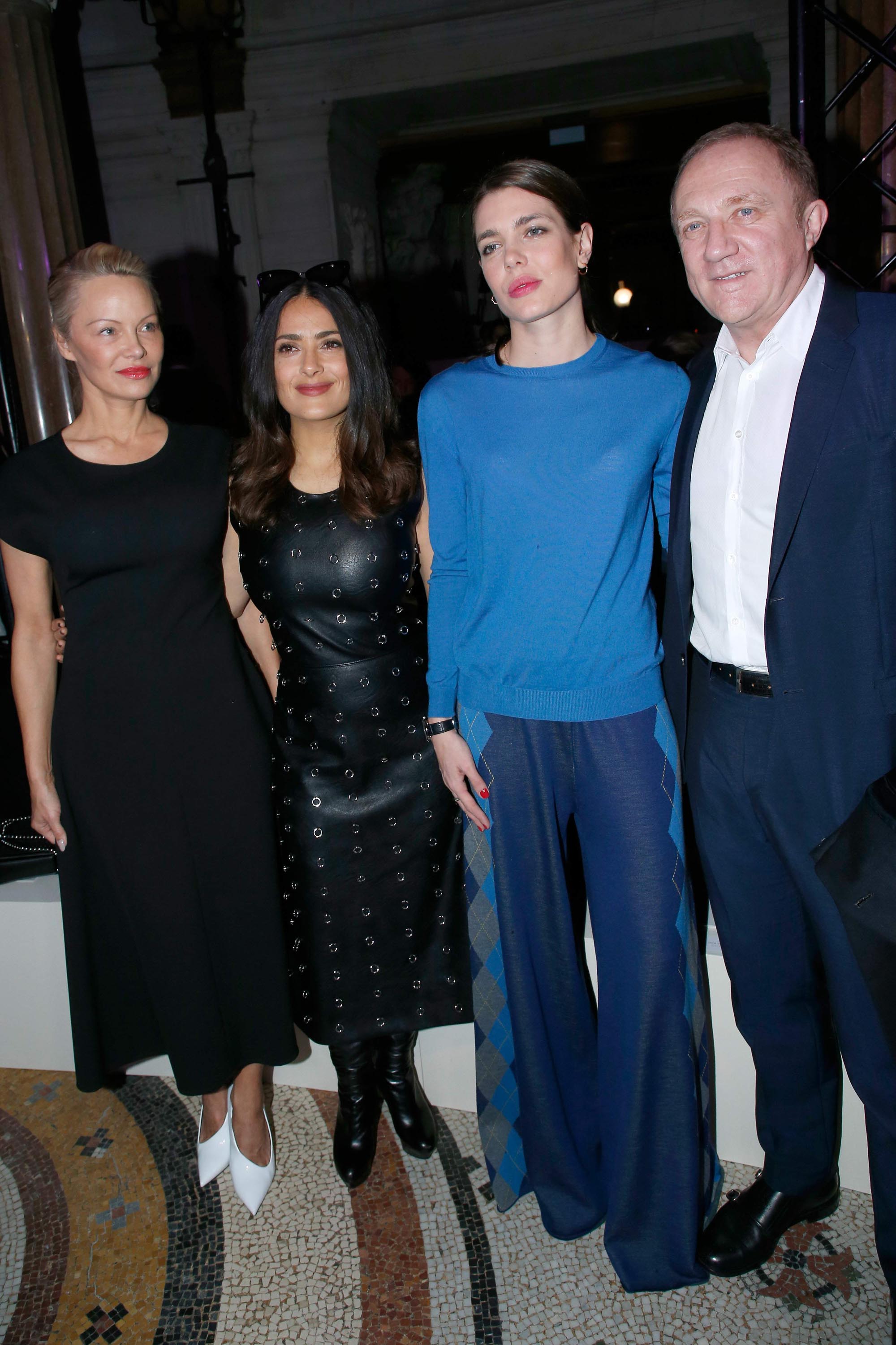 Salma Hayek attends Stella McCartney Show