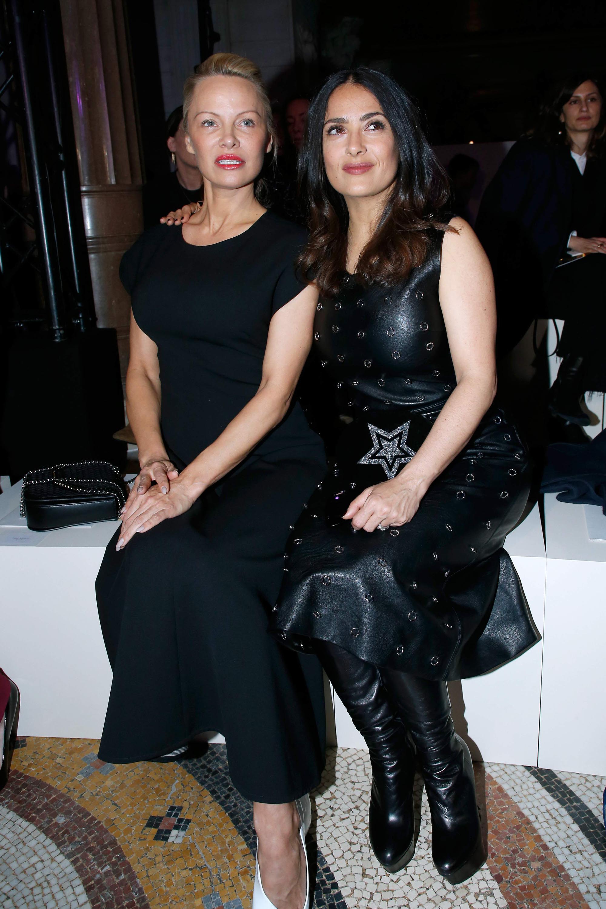 Salma Hayek attends Stella McCartney Show