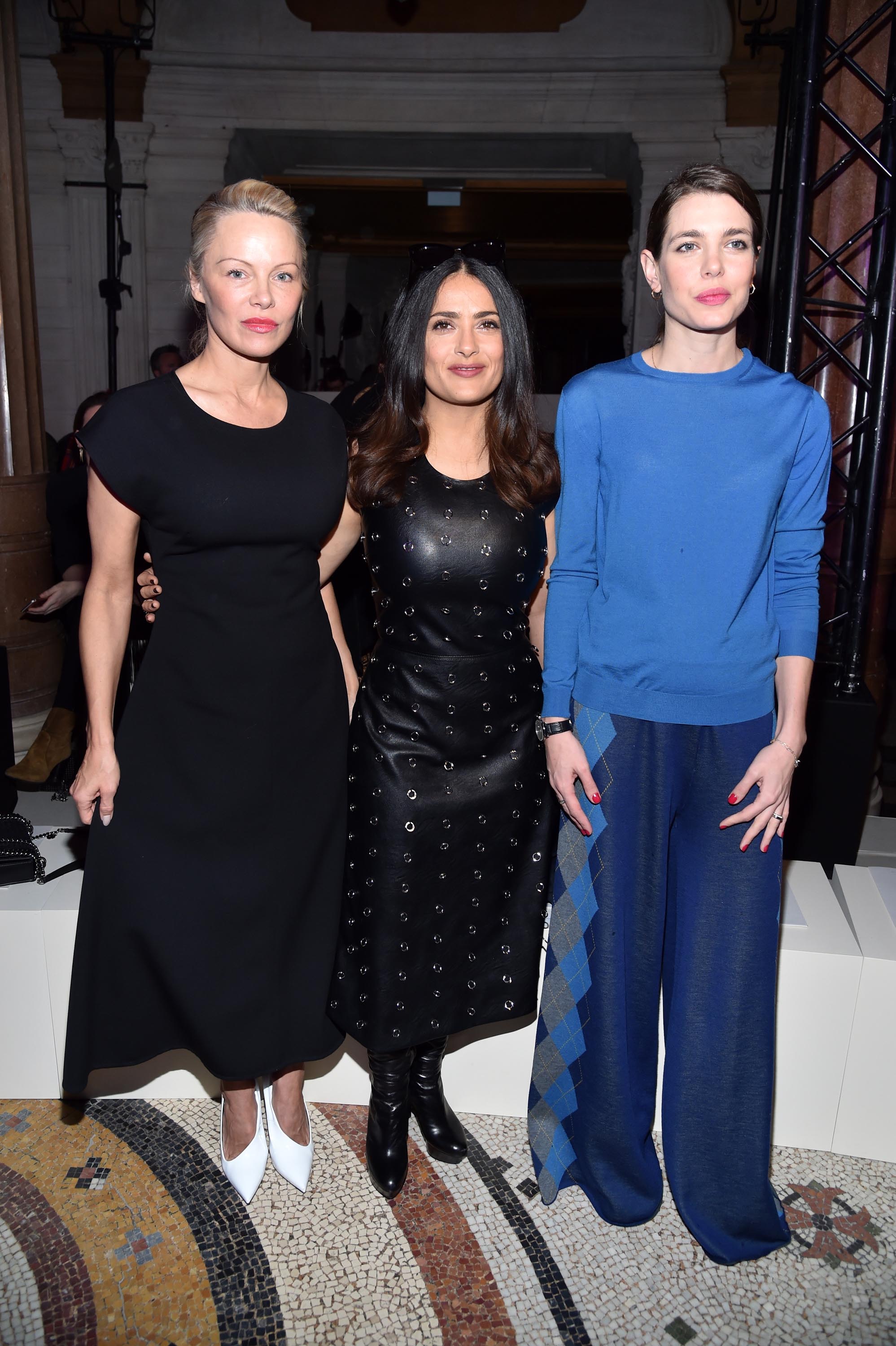 Salma Hayek attends Stella McCartney Show