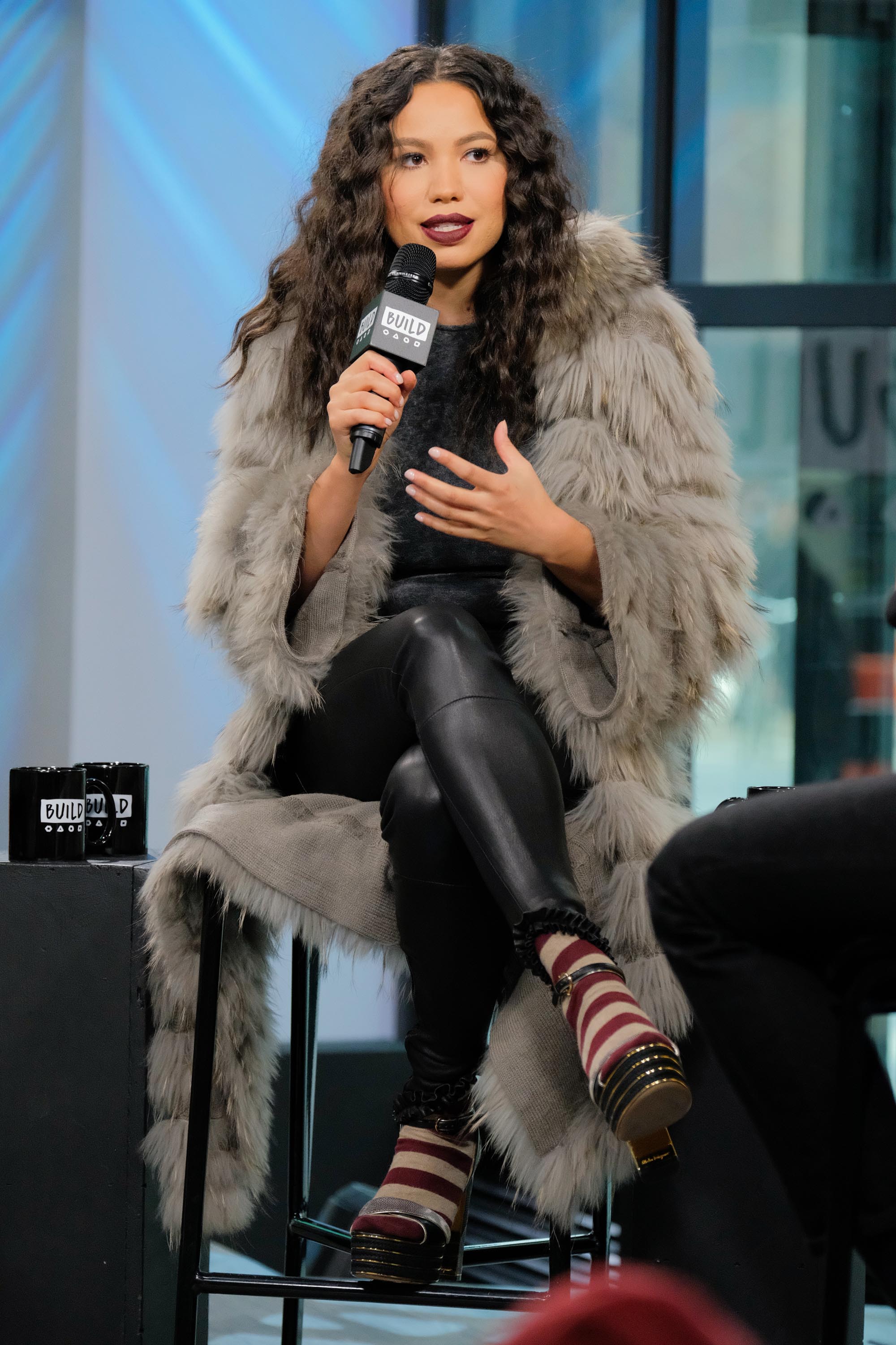 Jurnee Smollett-Bell attends the Build series to discuss ‘Underground’