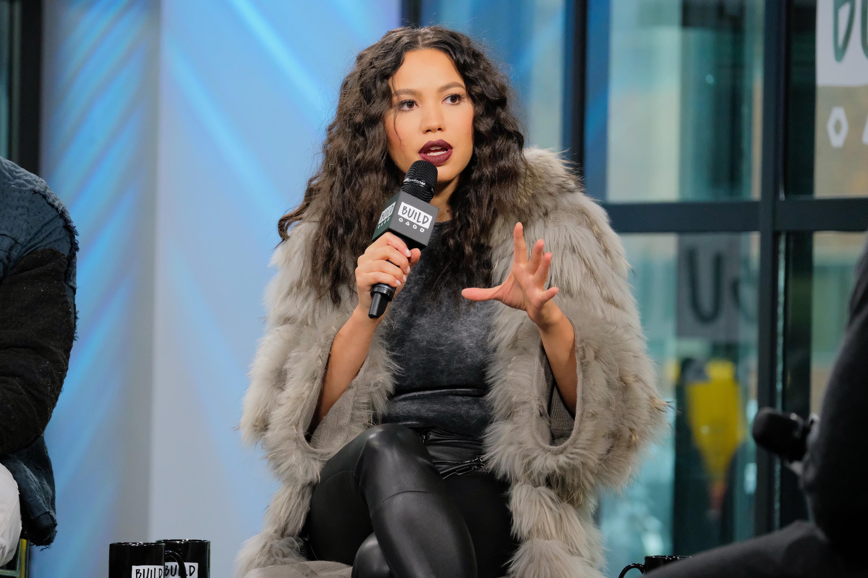 Jurnee Smollett-Bell attends the Build series to discuss ‘Underground’