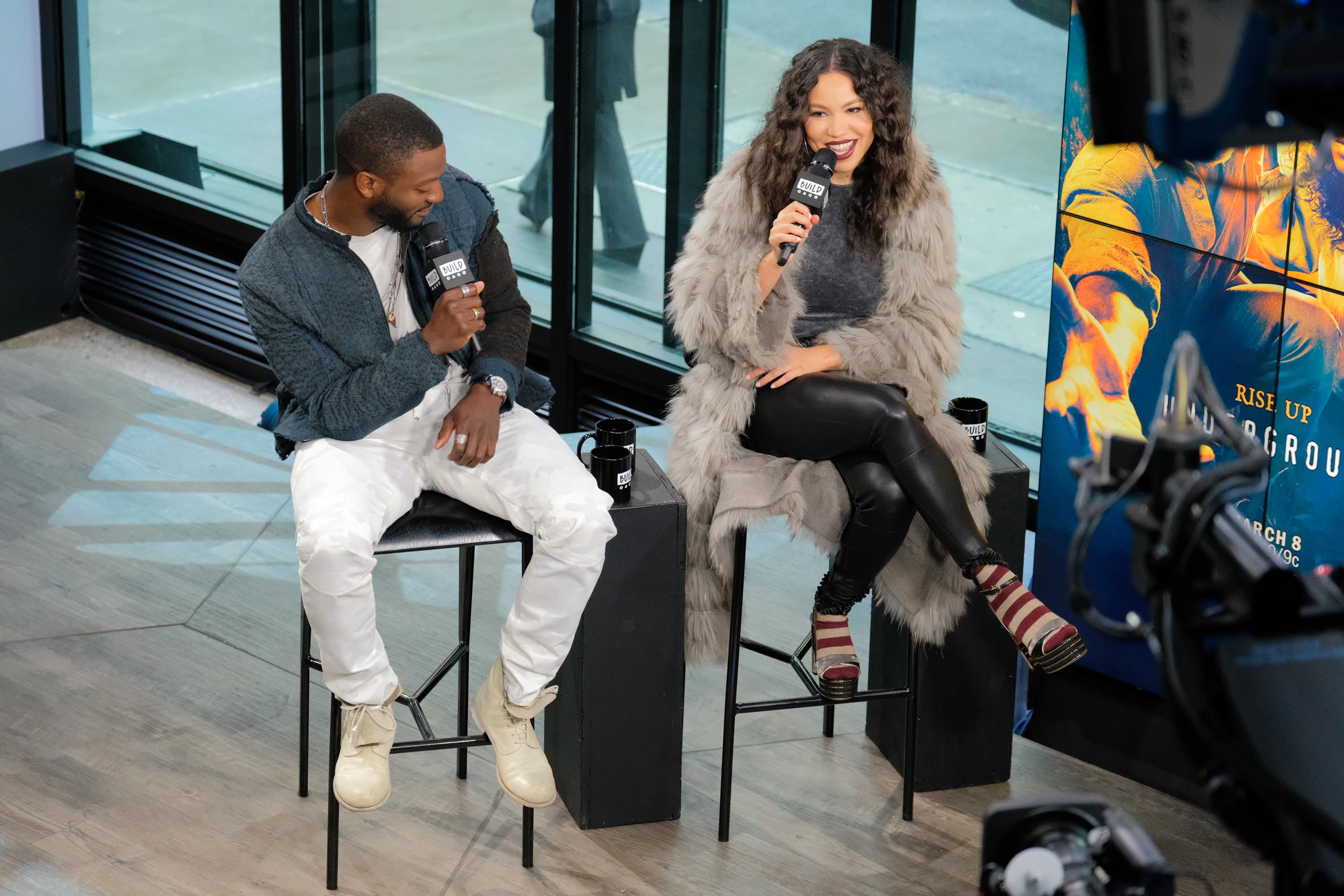 Jurnee Smollett-Bell attends the Build series to discuss ‘Underground’