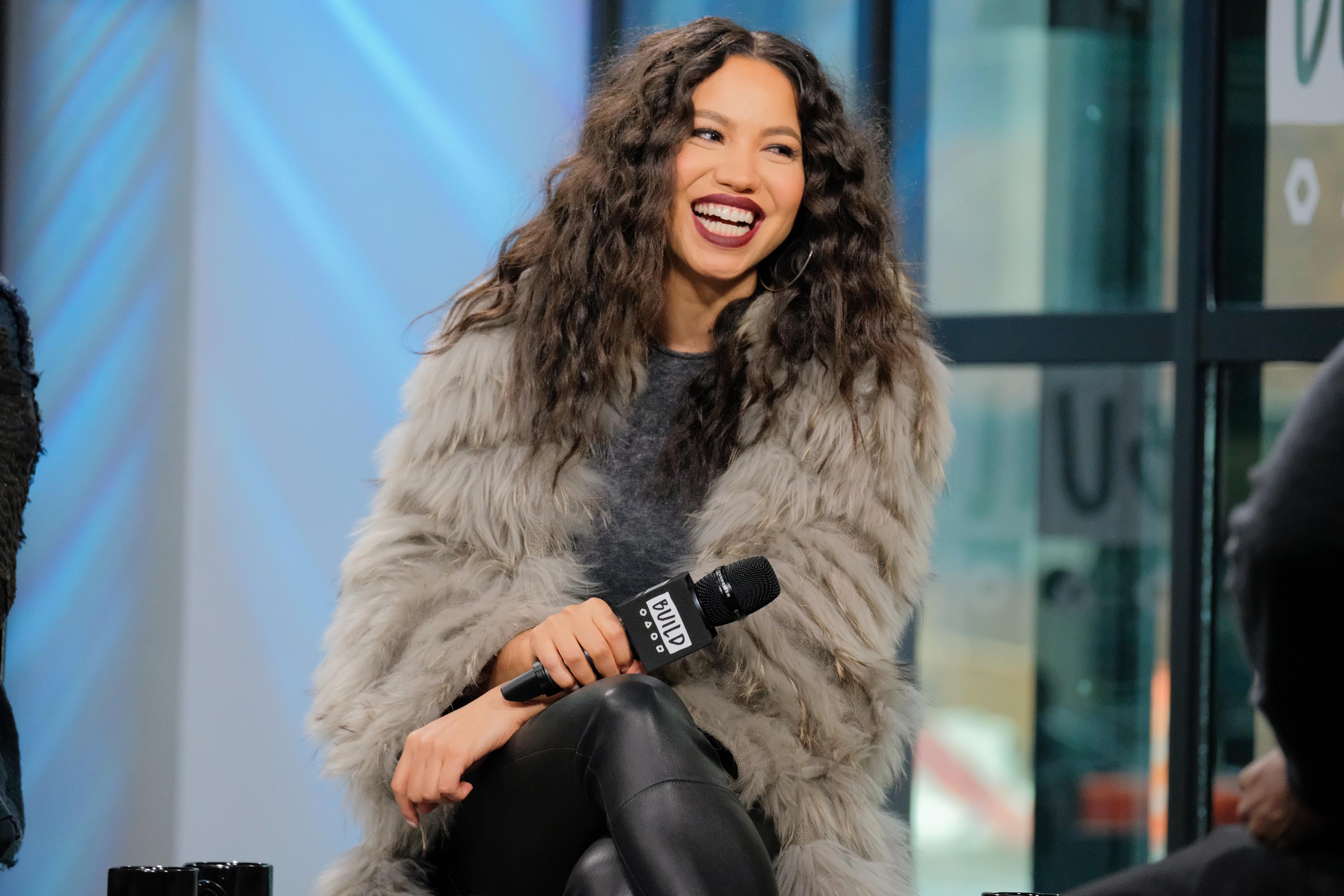 Jurnee Smollett-Bell attends the Build series to discuss ‘Underground’