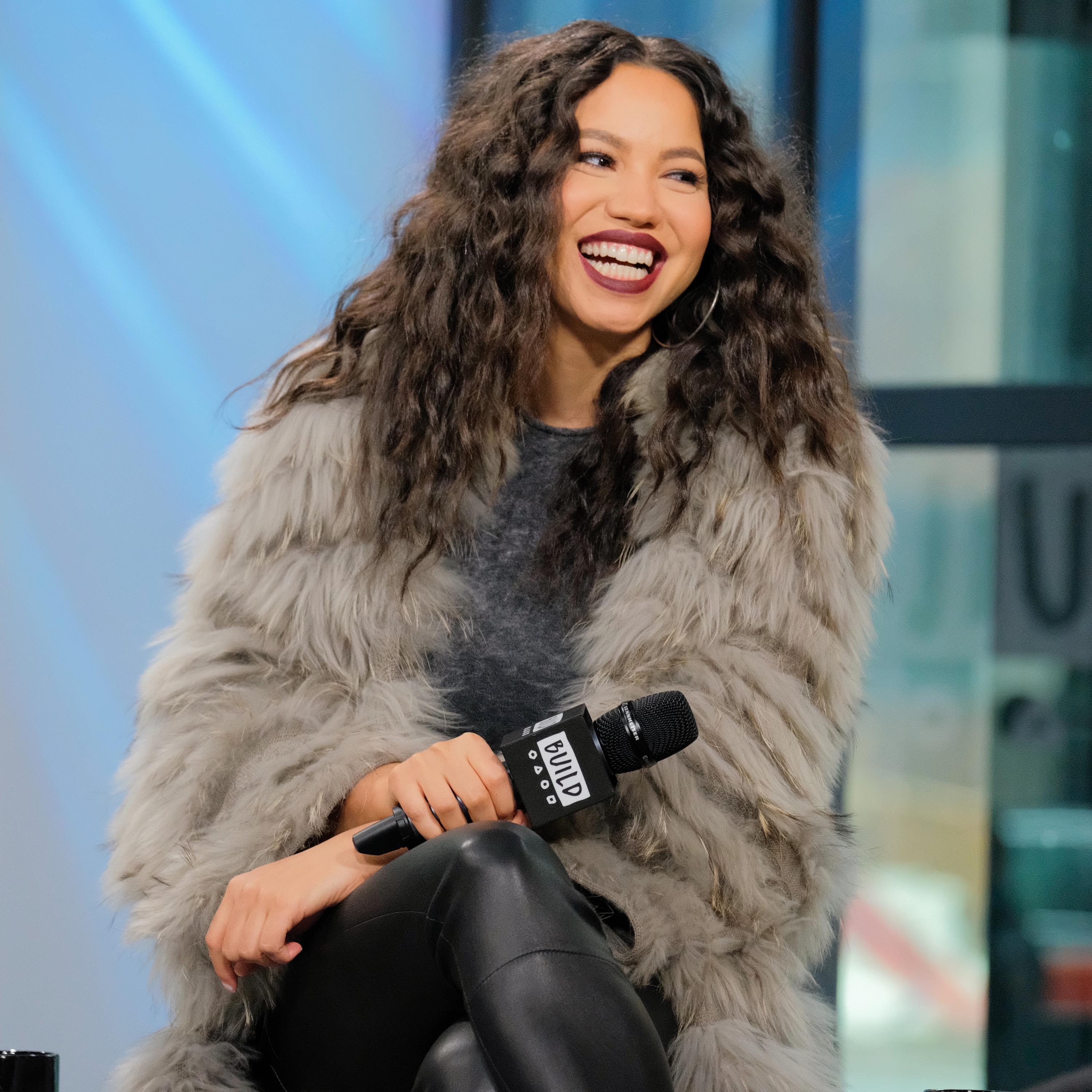 Jurnee Smollett-Bell attends the Build series to discuss ‘Underground’