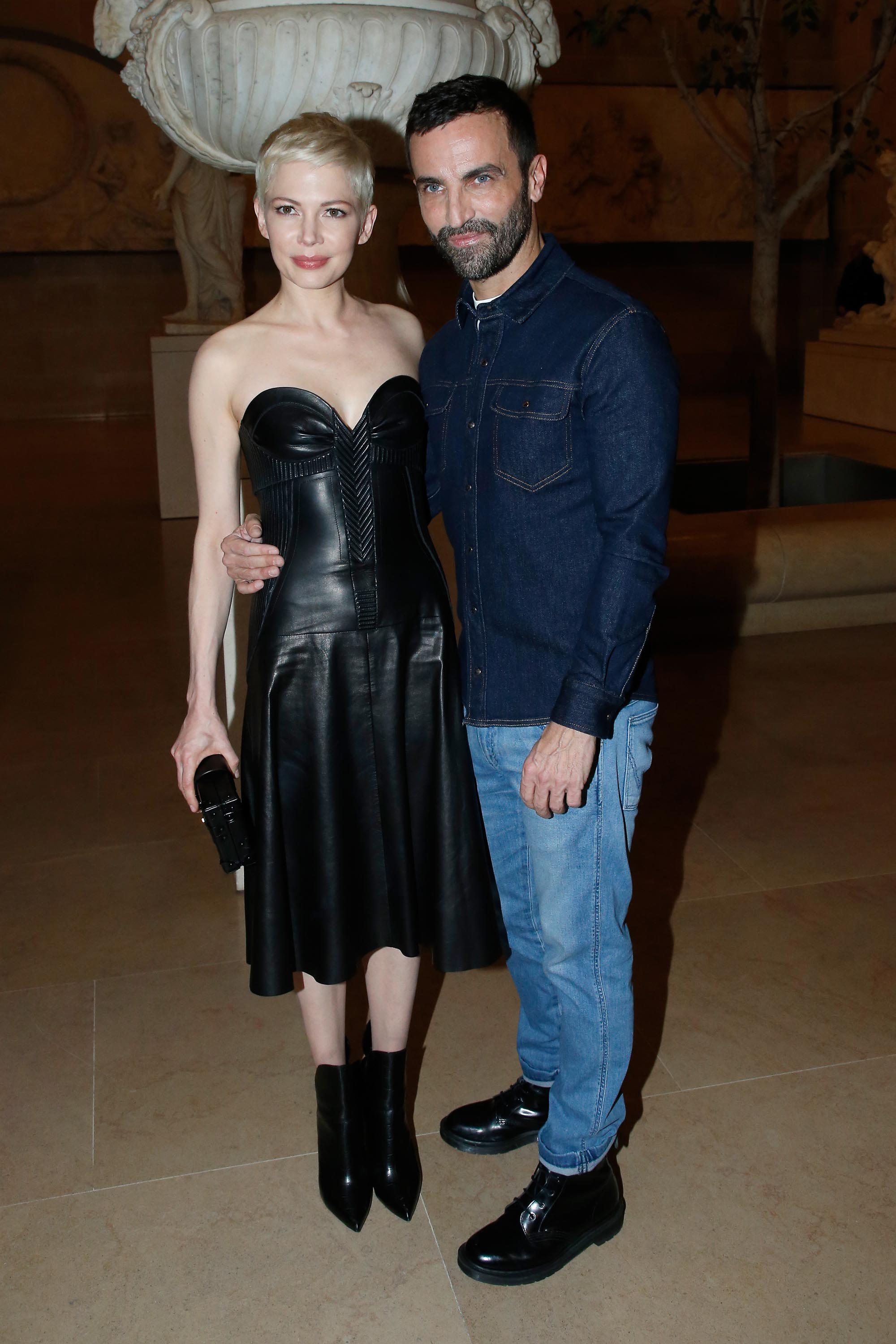 Michelle Williams attends Louis Vuitton fashion show