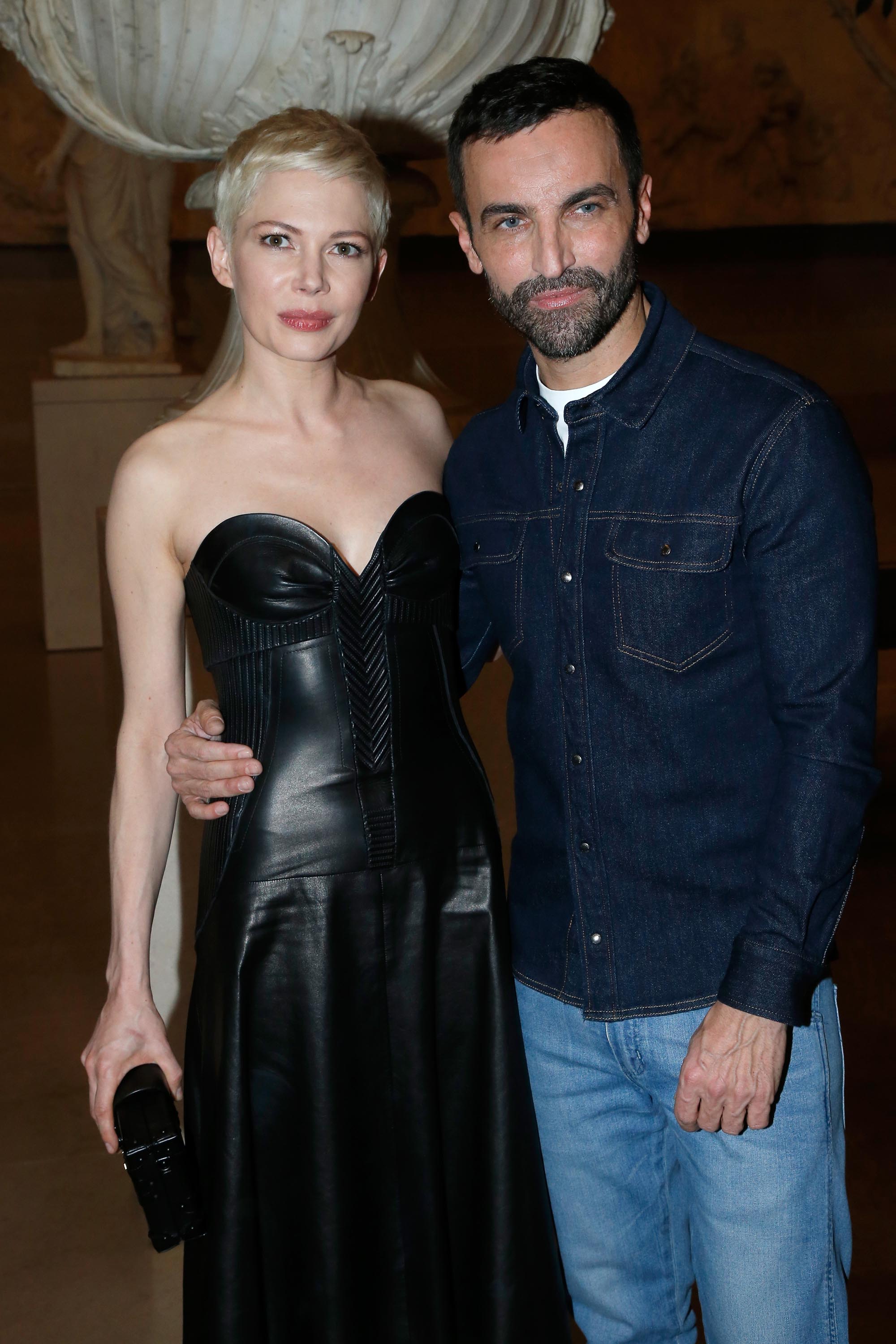 Michelle Williams attends Louis Vuitton fashion show