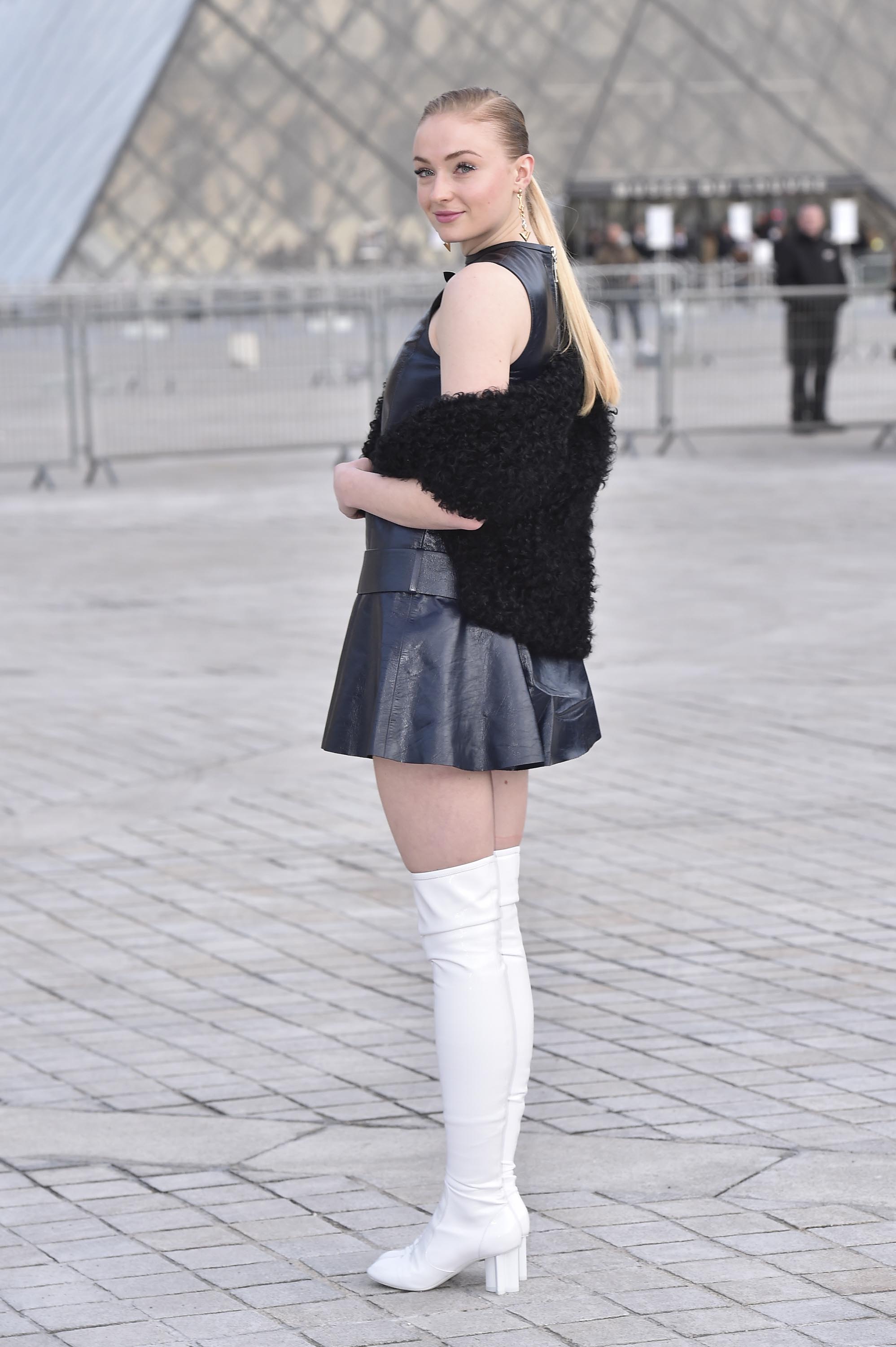 Sophie Turner attends Louis Vuitton Show