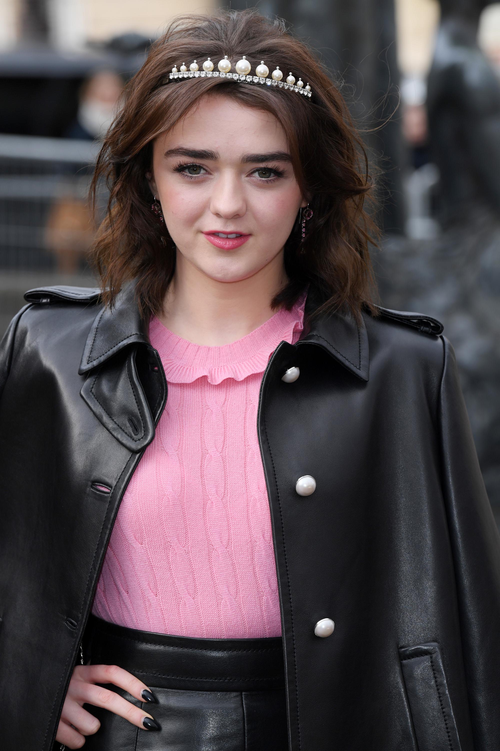 Maisie Williams attends the Miu Miu Show