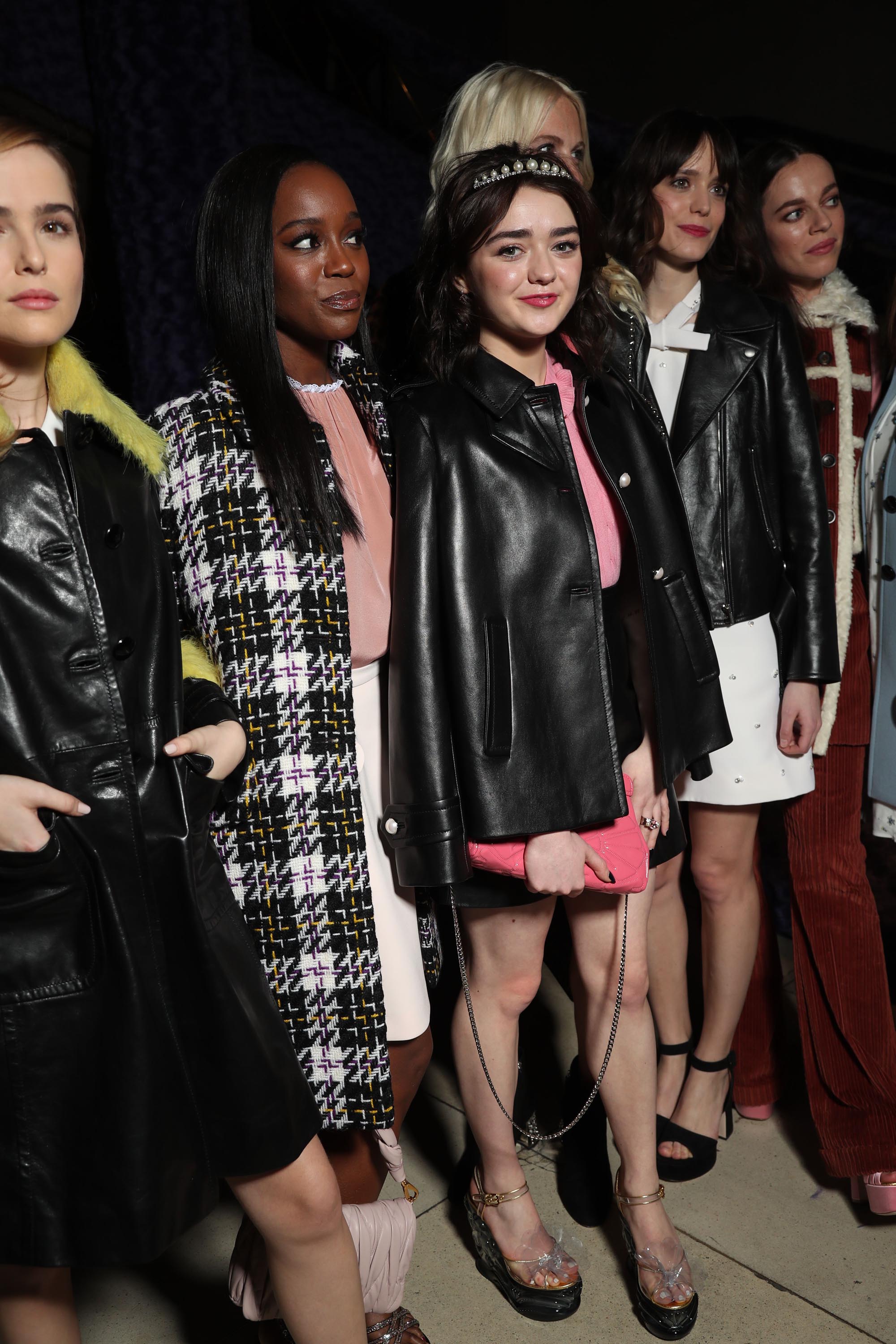 Maisie Williams attends the Miu Miu Show