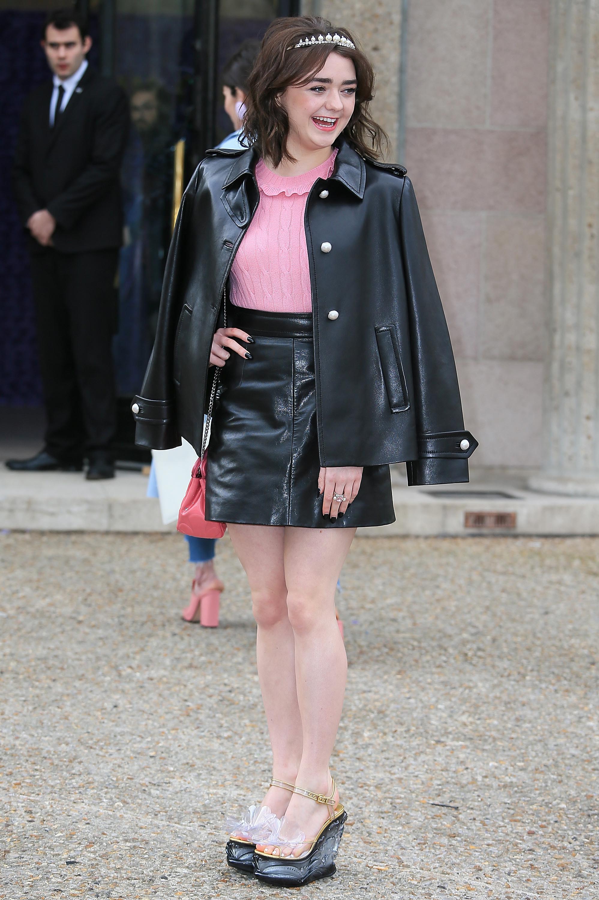 Maisie Williams attends the Miu Miu Show