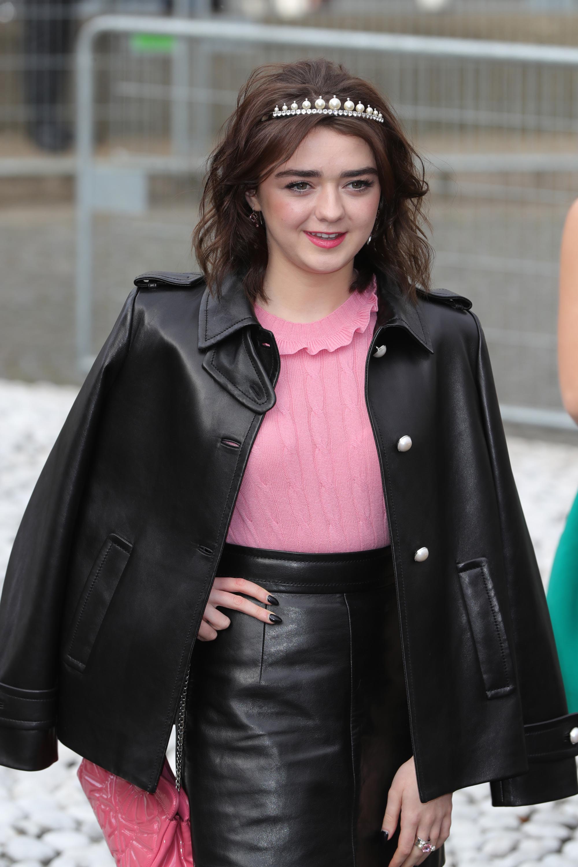 Maisie Williams attends the Miu Miu Show