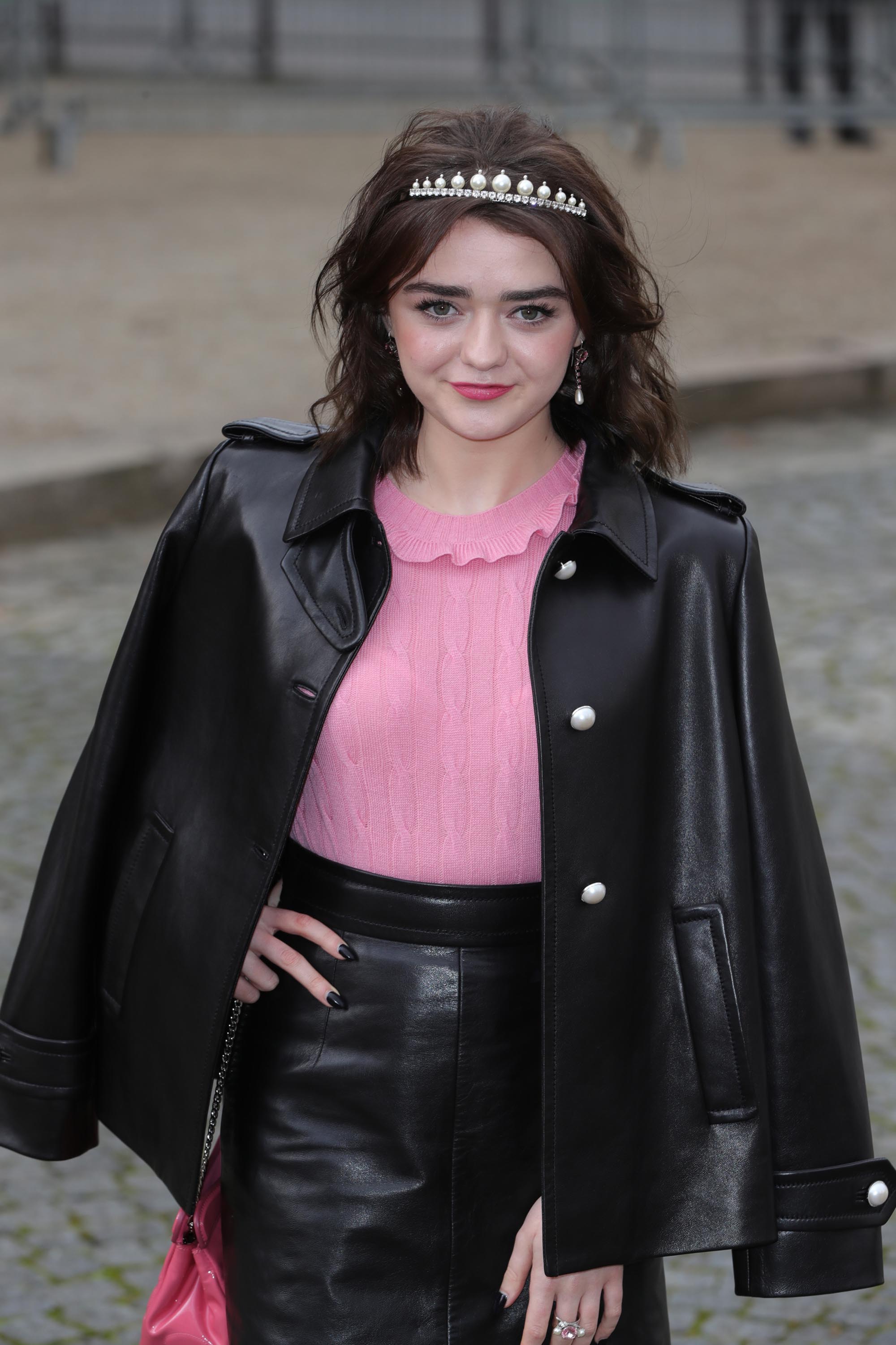 Maisie Williams attends the Miu Miu Show