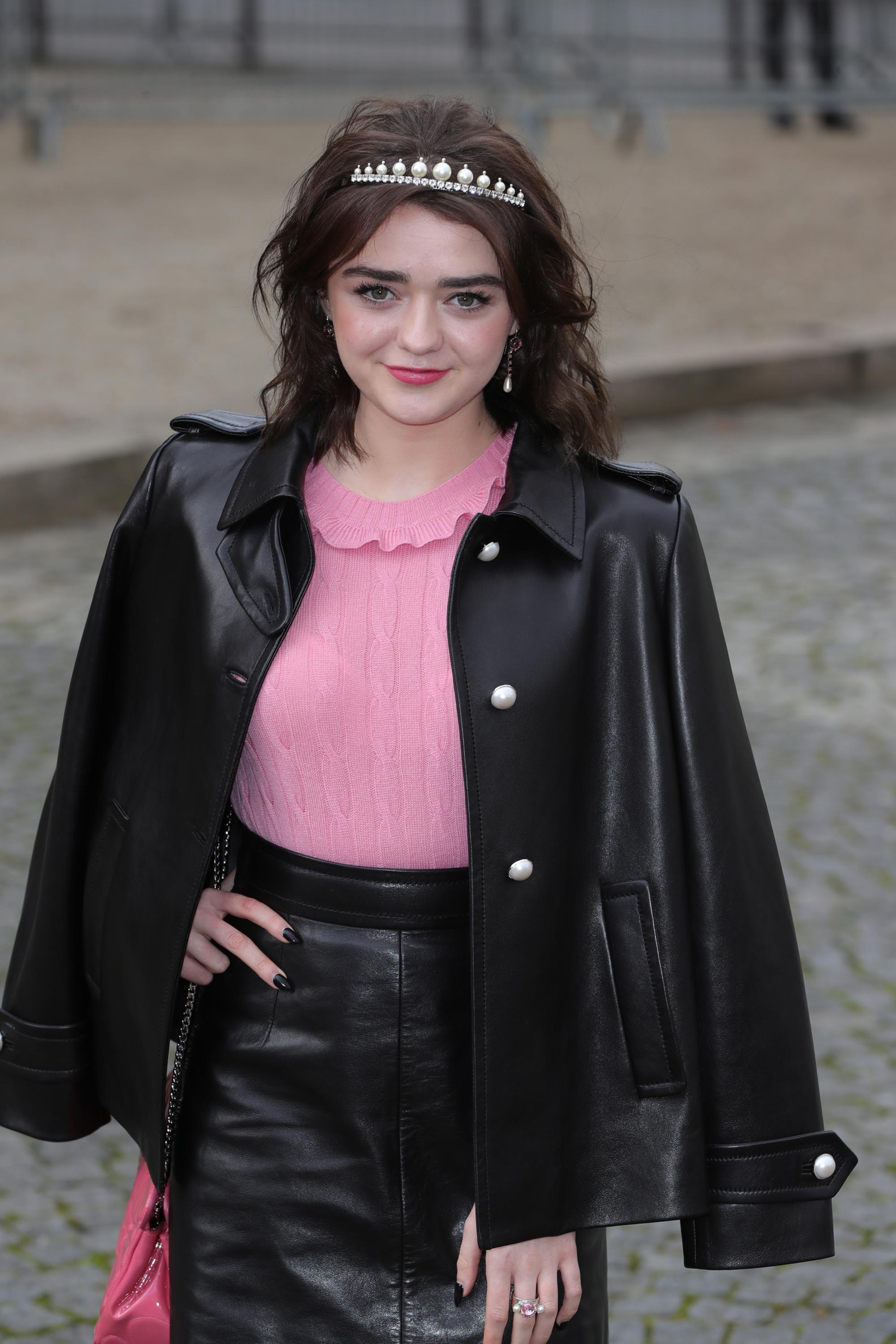 Maisie Williams attends the Miu Miu Show