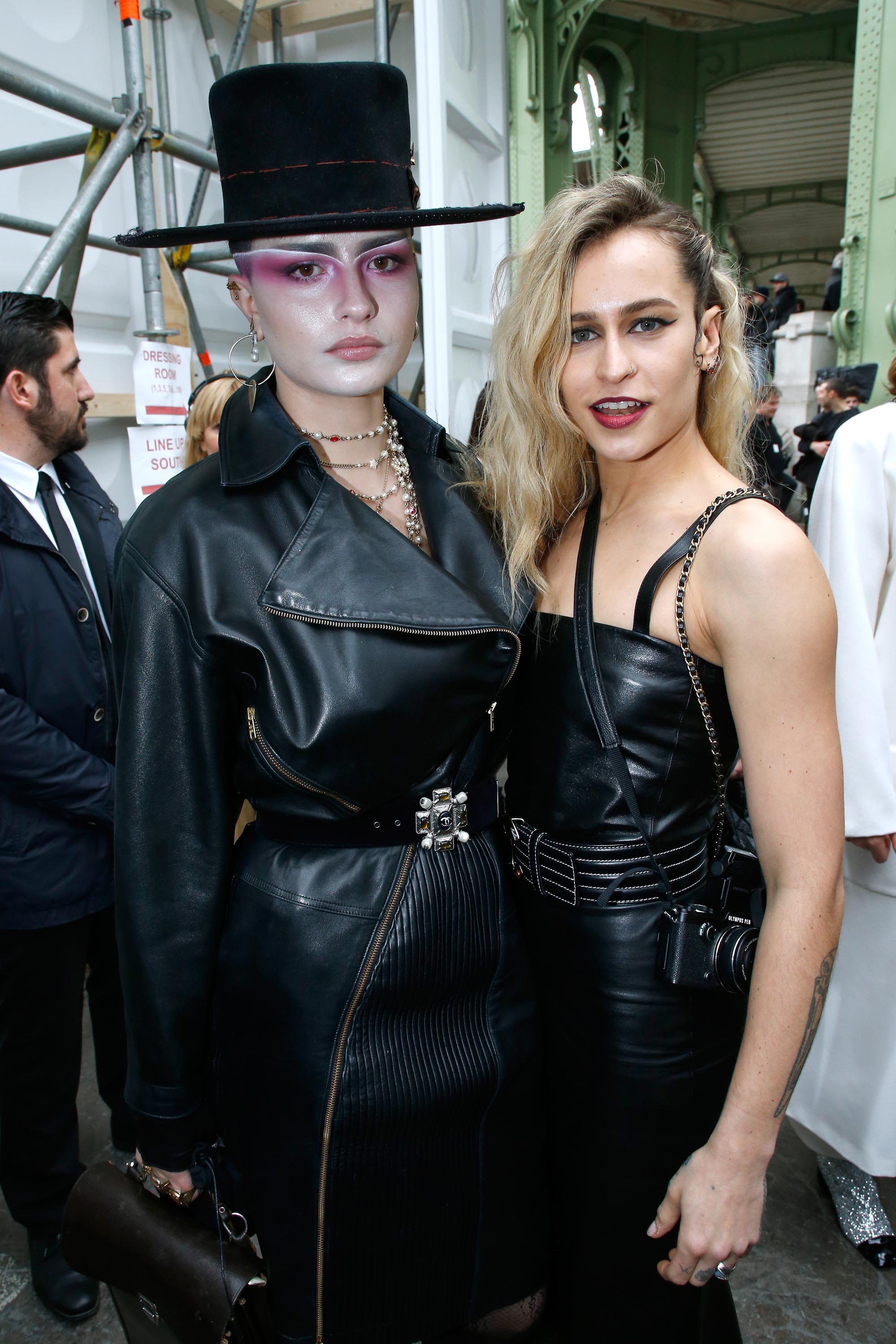 Alice Dellal attends the Chanel show