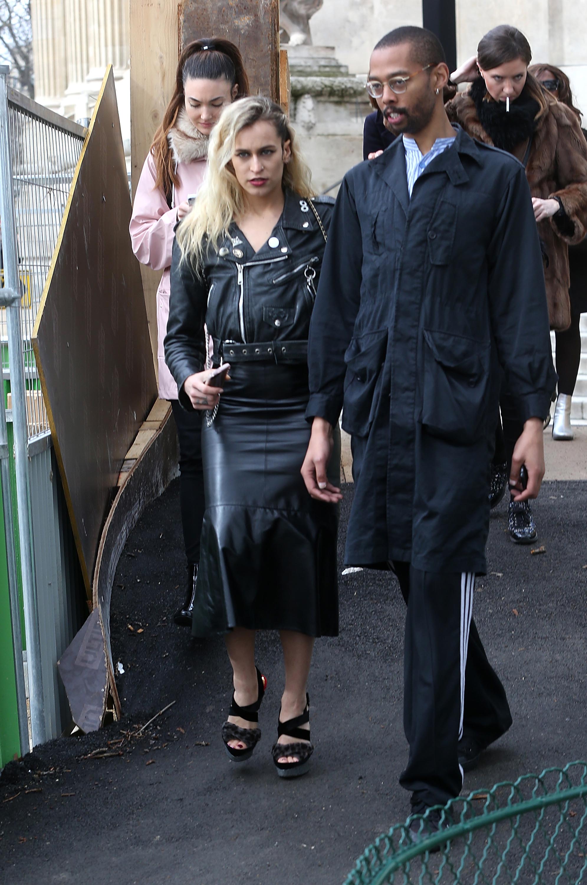 Alice Dellal attends the Chanel show