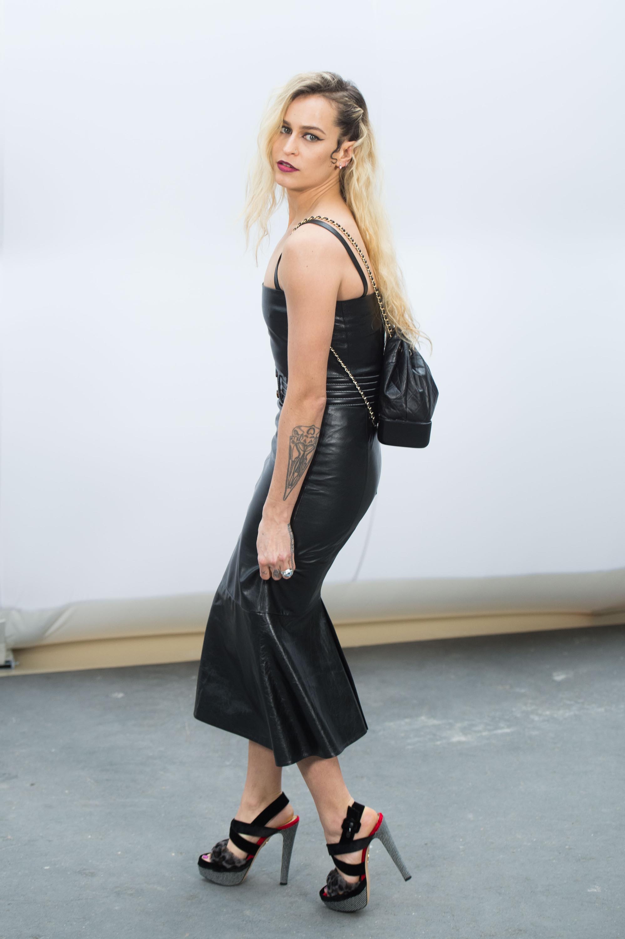 Alice Dellal attends the Chanel show