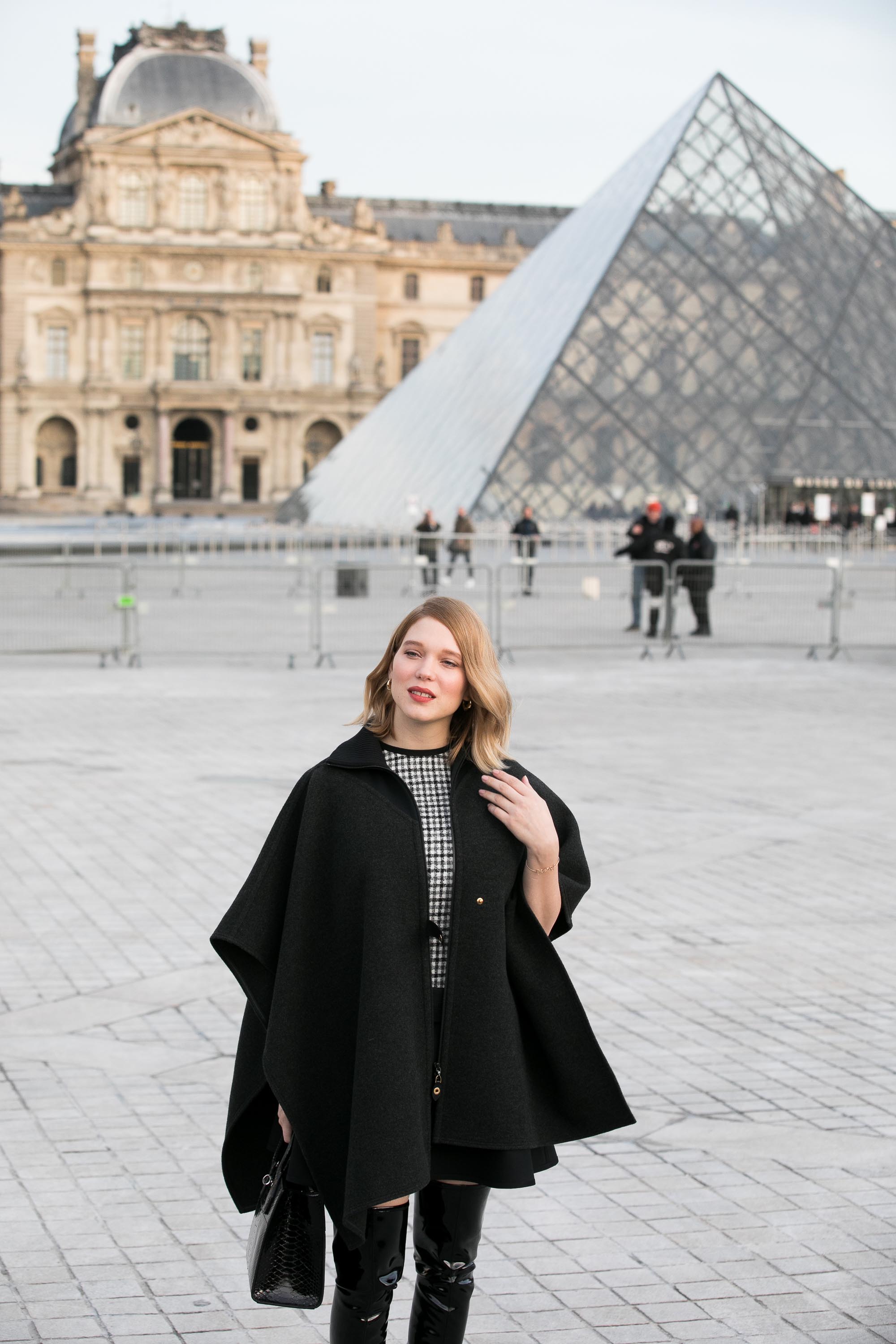 Lea Seydoux attends Louis Vuitton fashion show