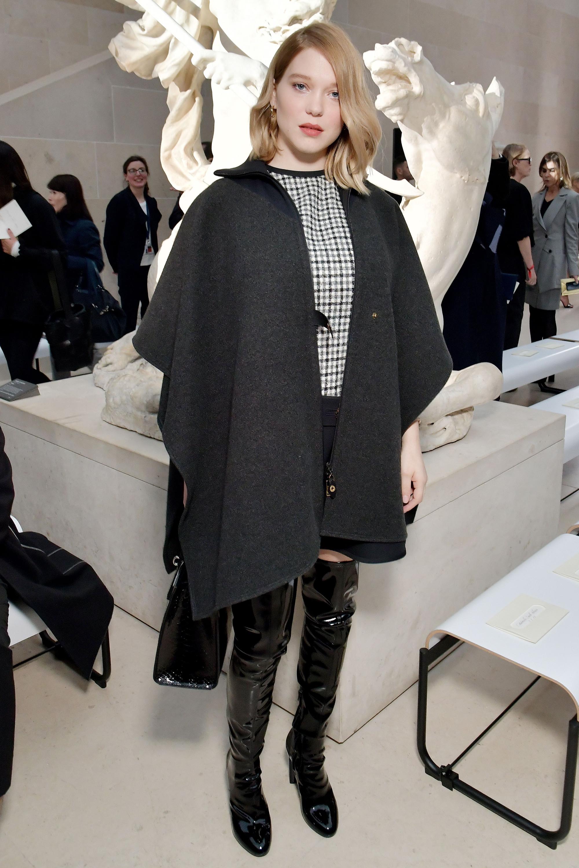 Lea Seydoux attends Louis Vuitton fashion show