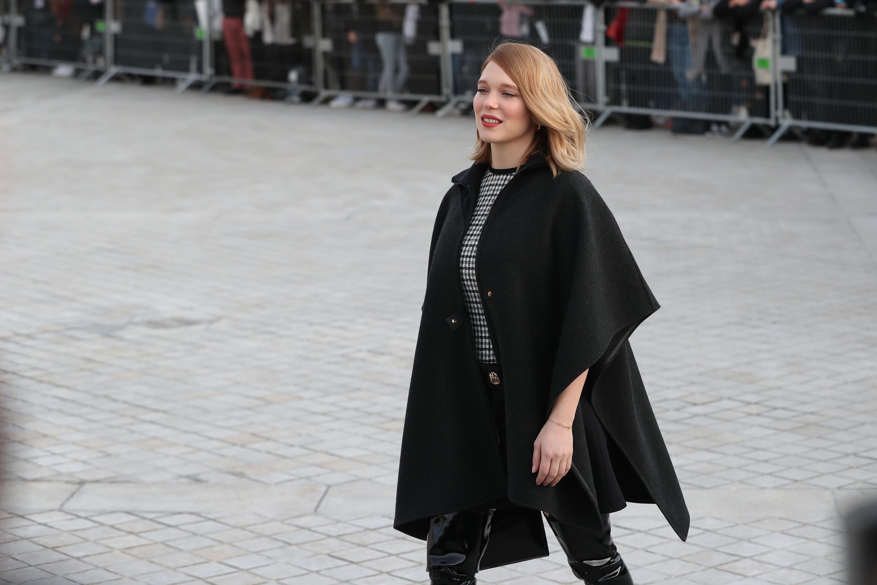 Lea Seydoux attends Louis Vuitton fashion show