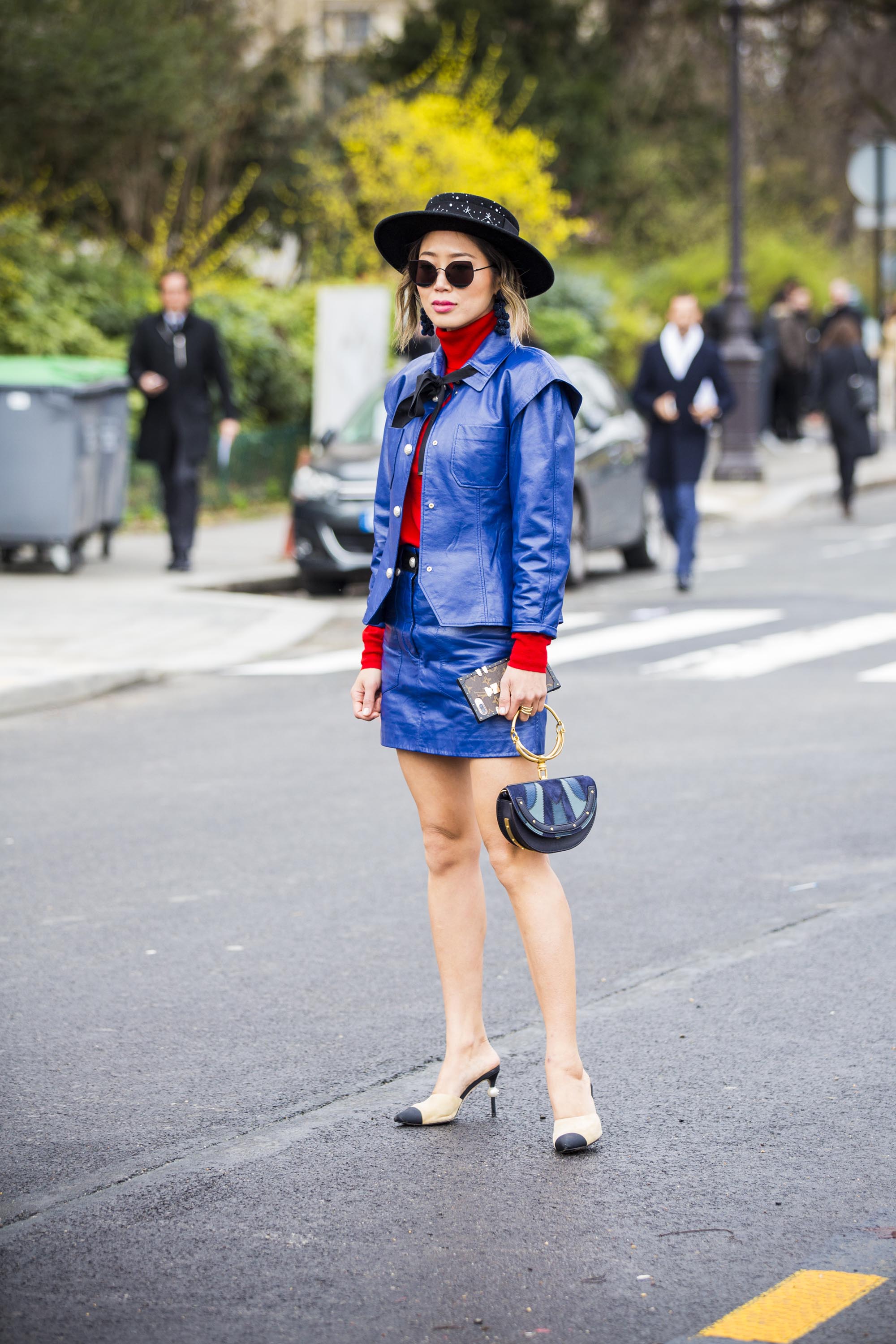 Street Style during Paris Fashion Week