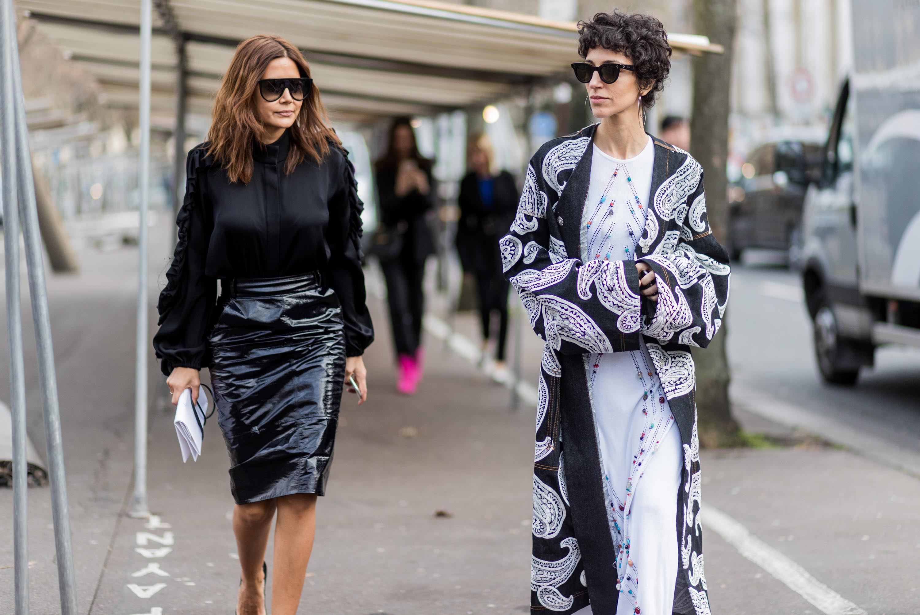 Street Style during Paris Fashion Week