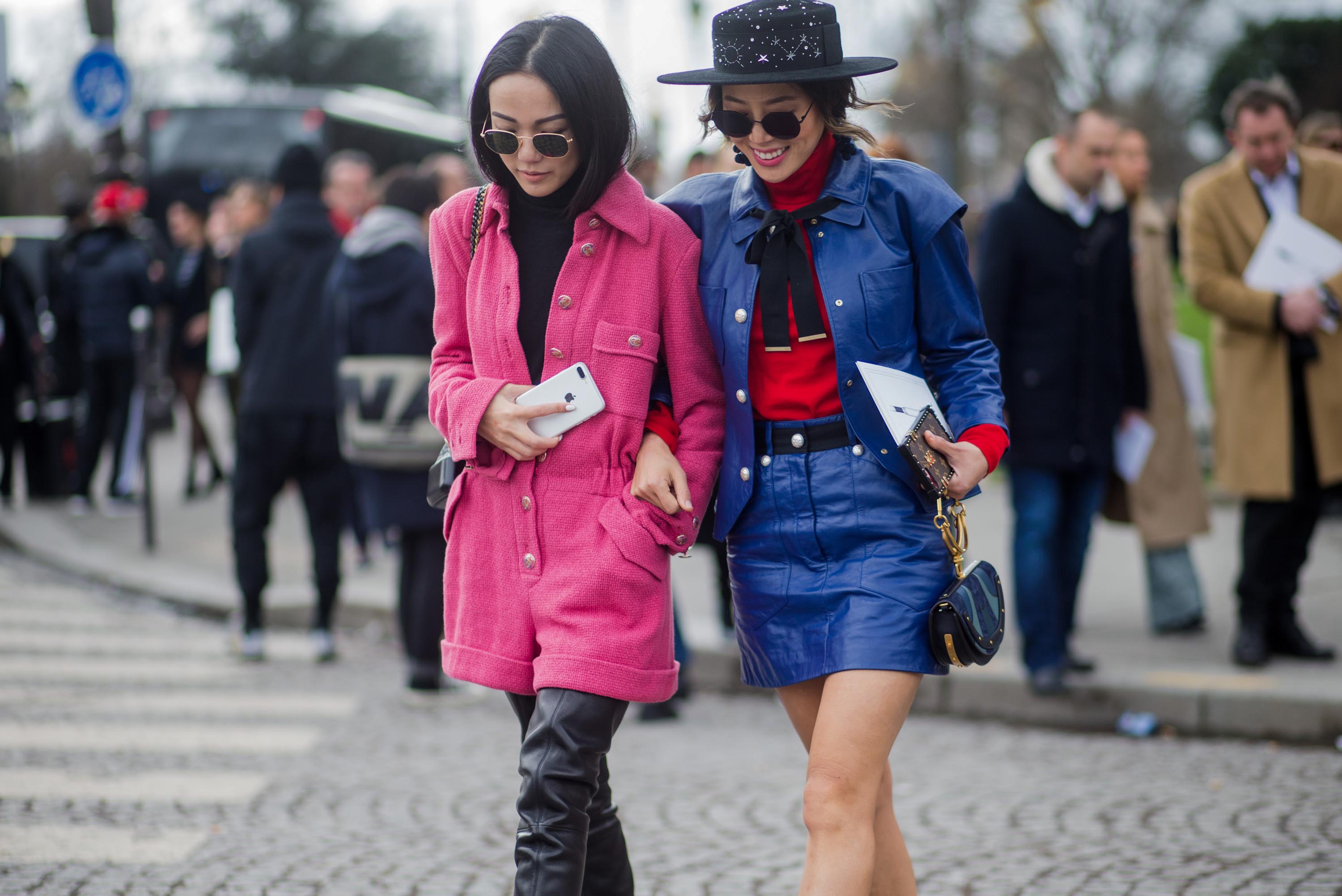 Street Style during Paris Fashion Week