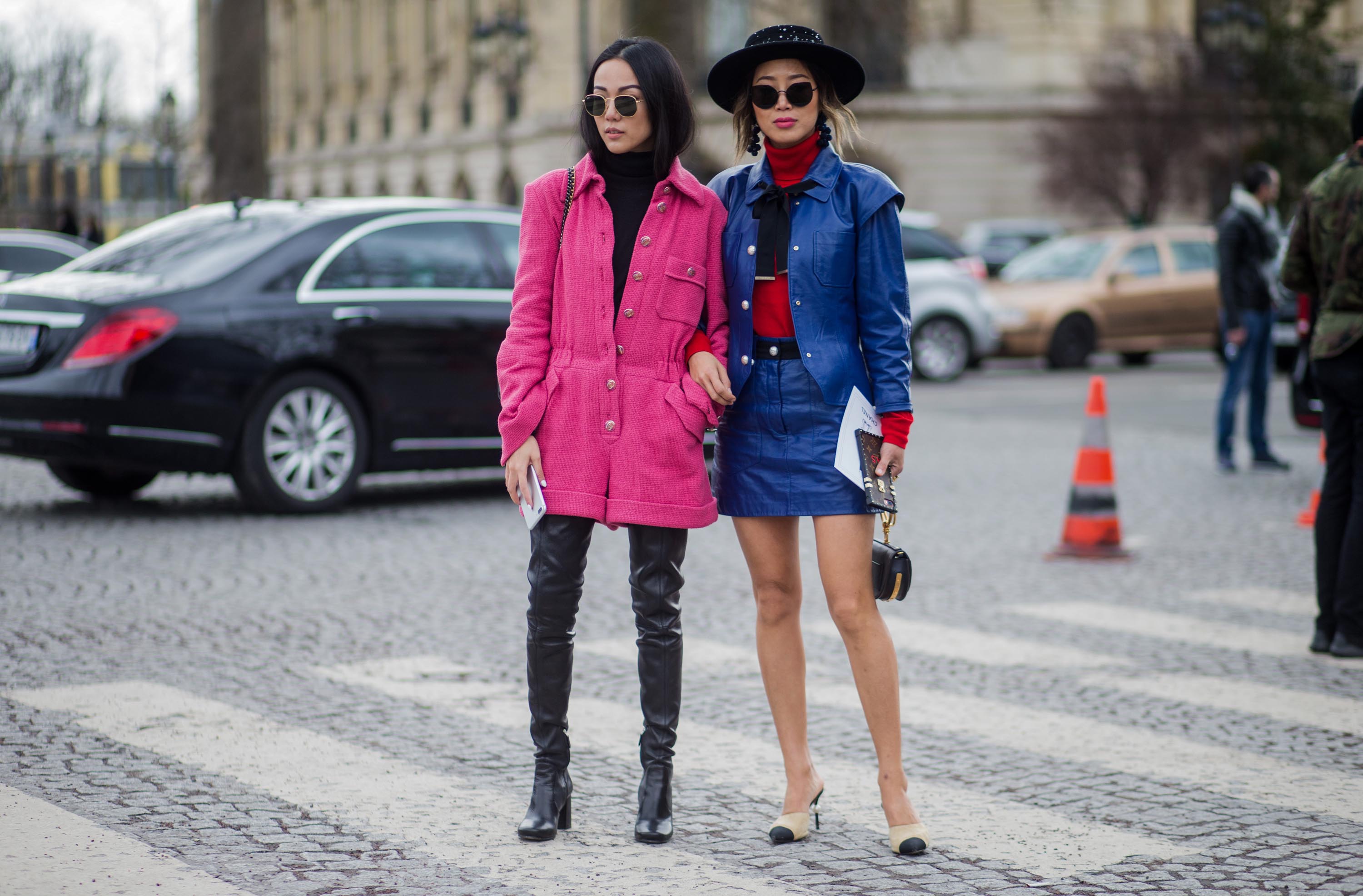 Street Style during Paris Fashion Week