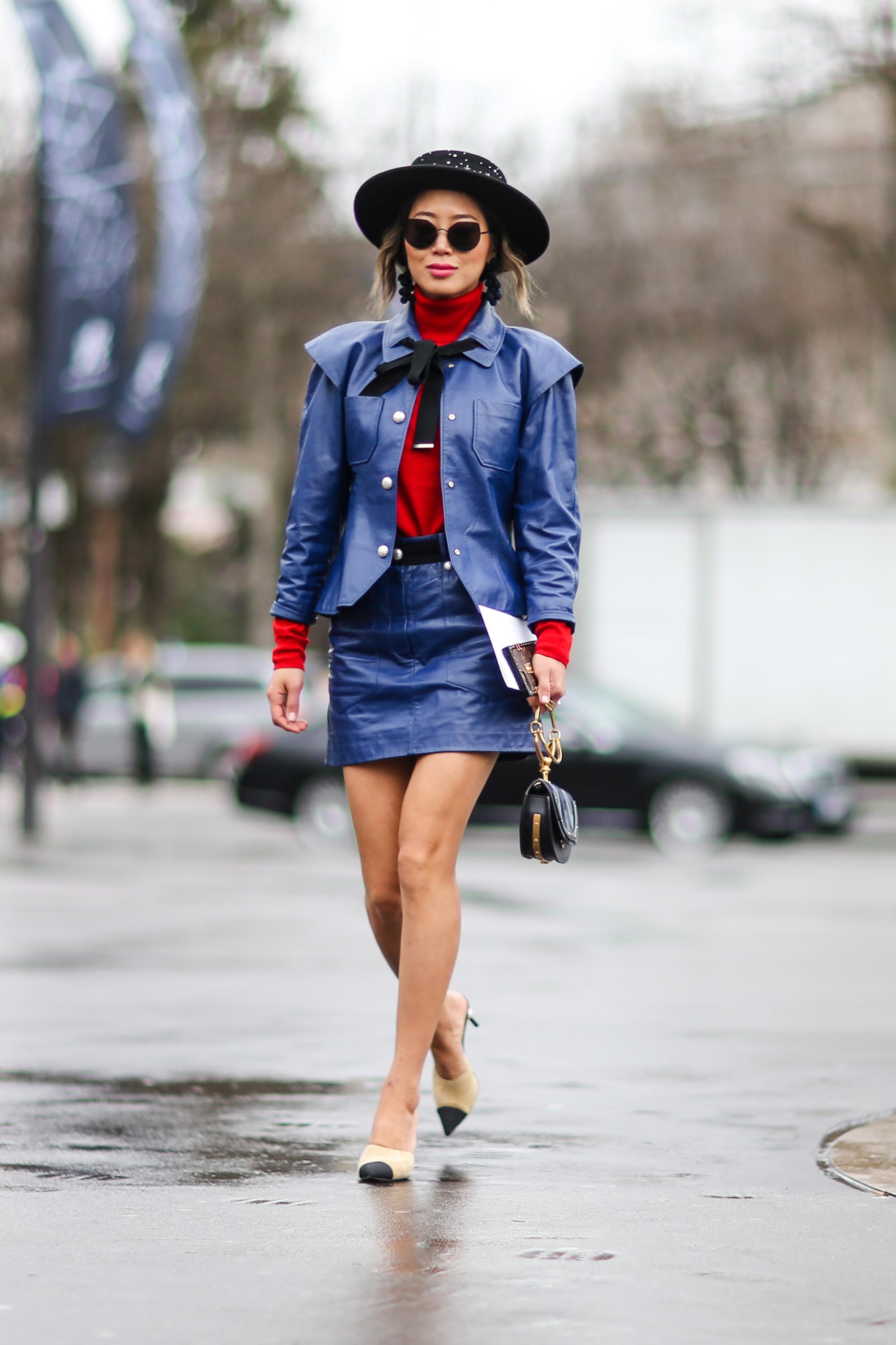 Street Style during Paris Fashion Week