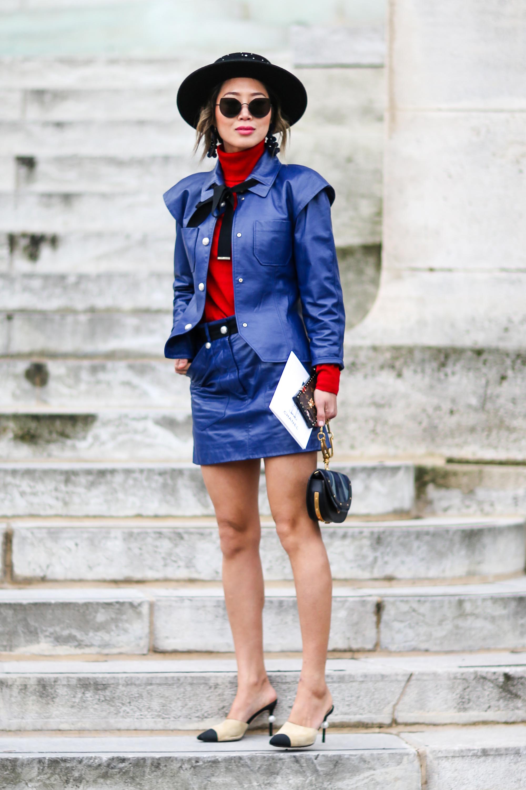 Street Style during Paris Fashion Week