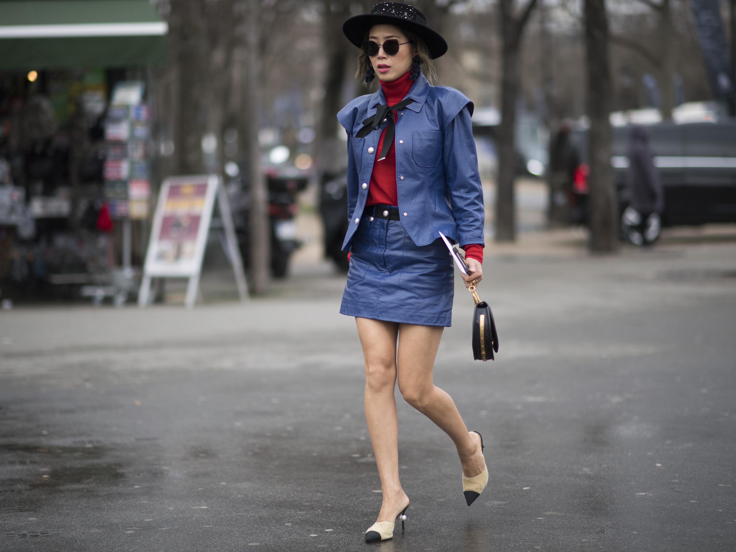 Street Style during Paris Fashion Week