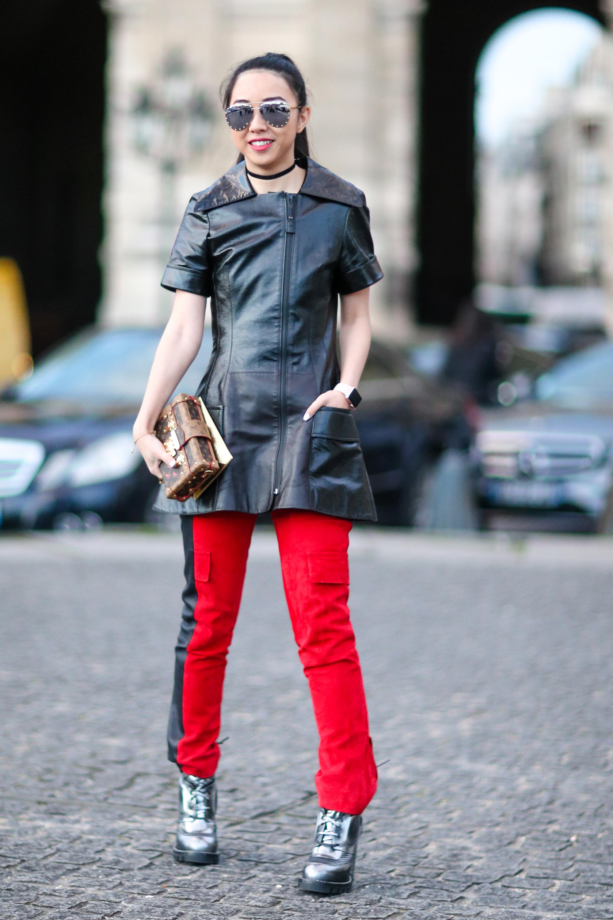 Street Style during Paris Fashion Week