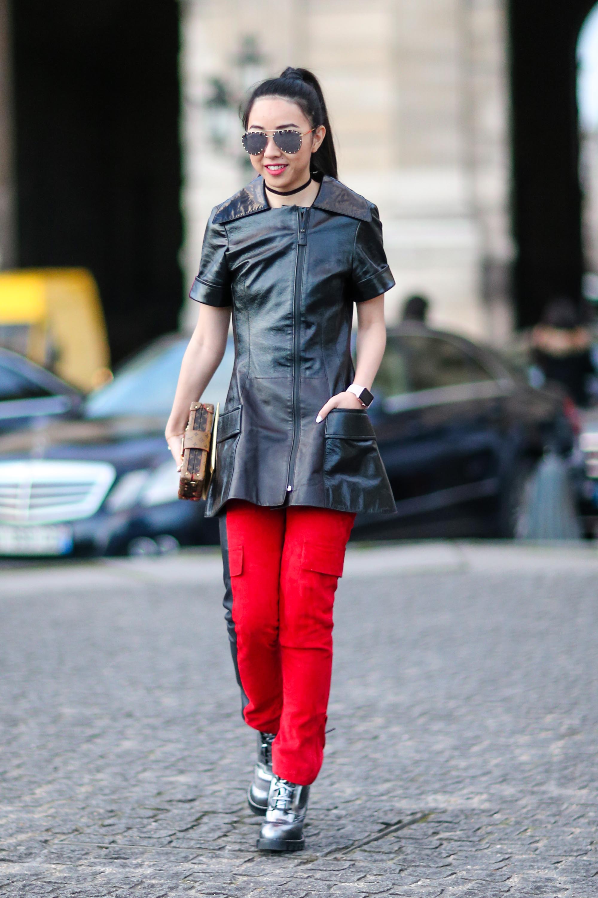 Street Style during Paris Fashion Week