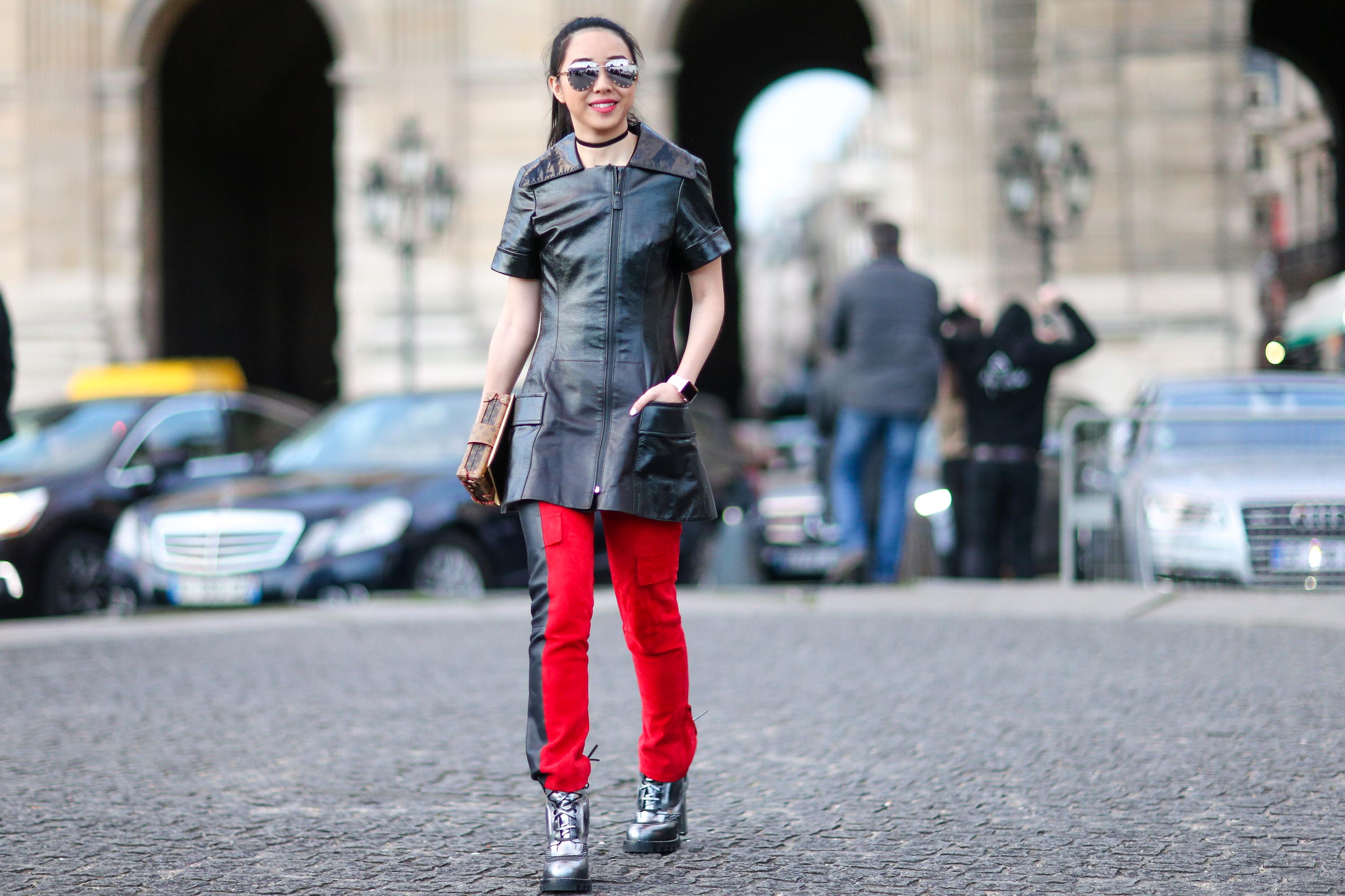 Street Style during Paris Fashion Week