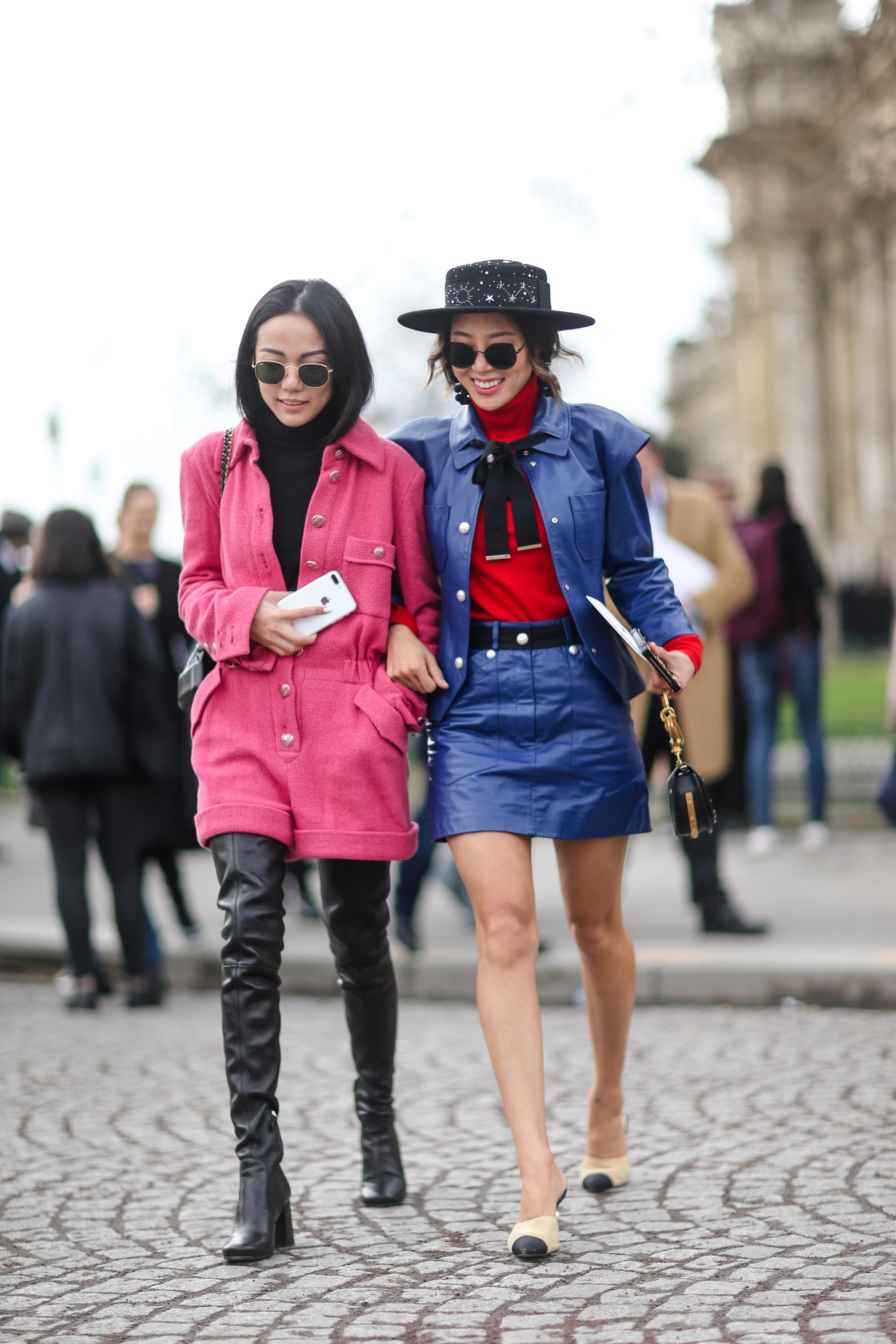 Street Style during Paris Fashion Week