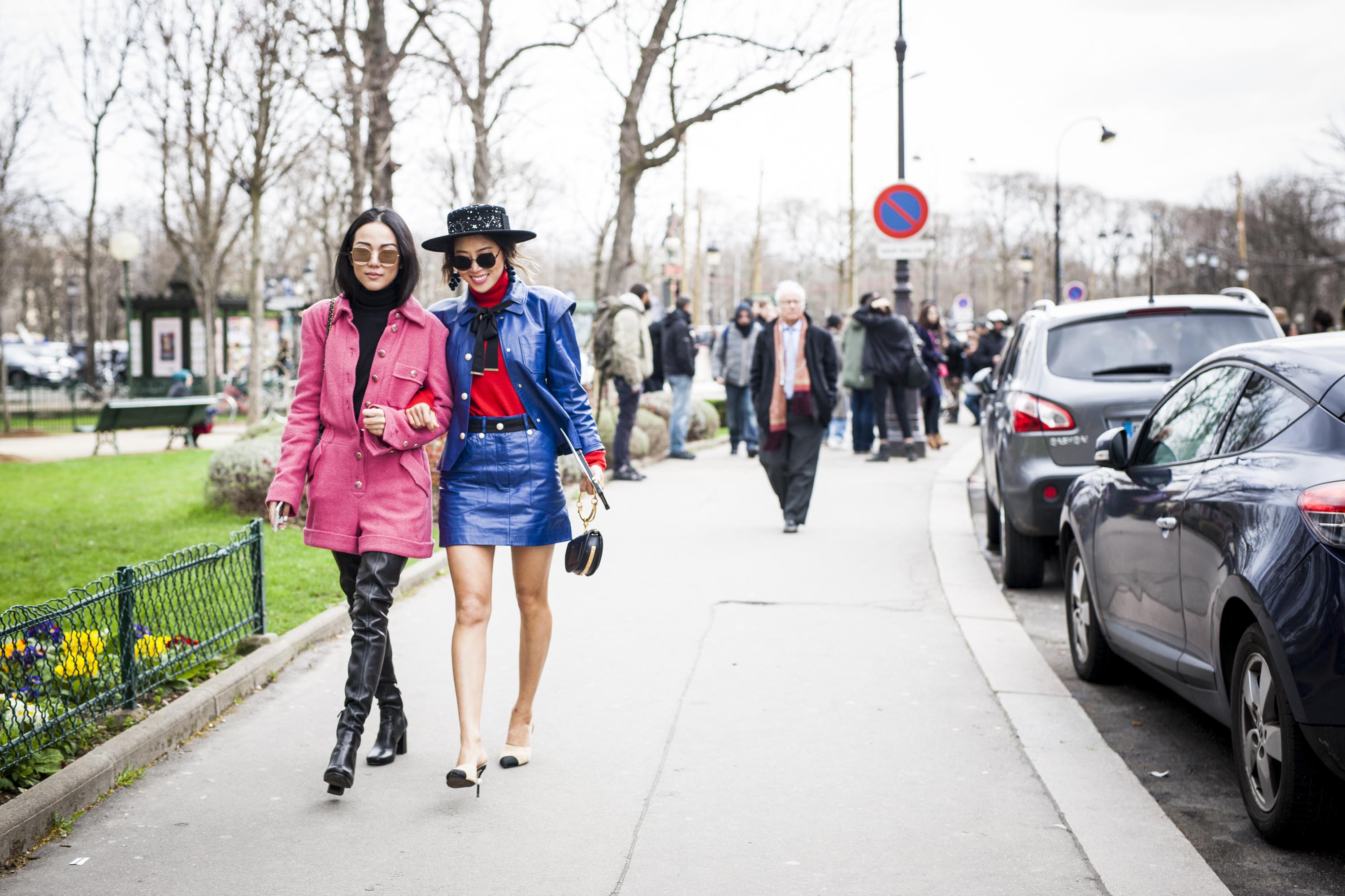 Street Style during Paris Fashion Week