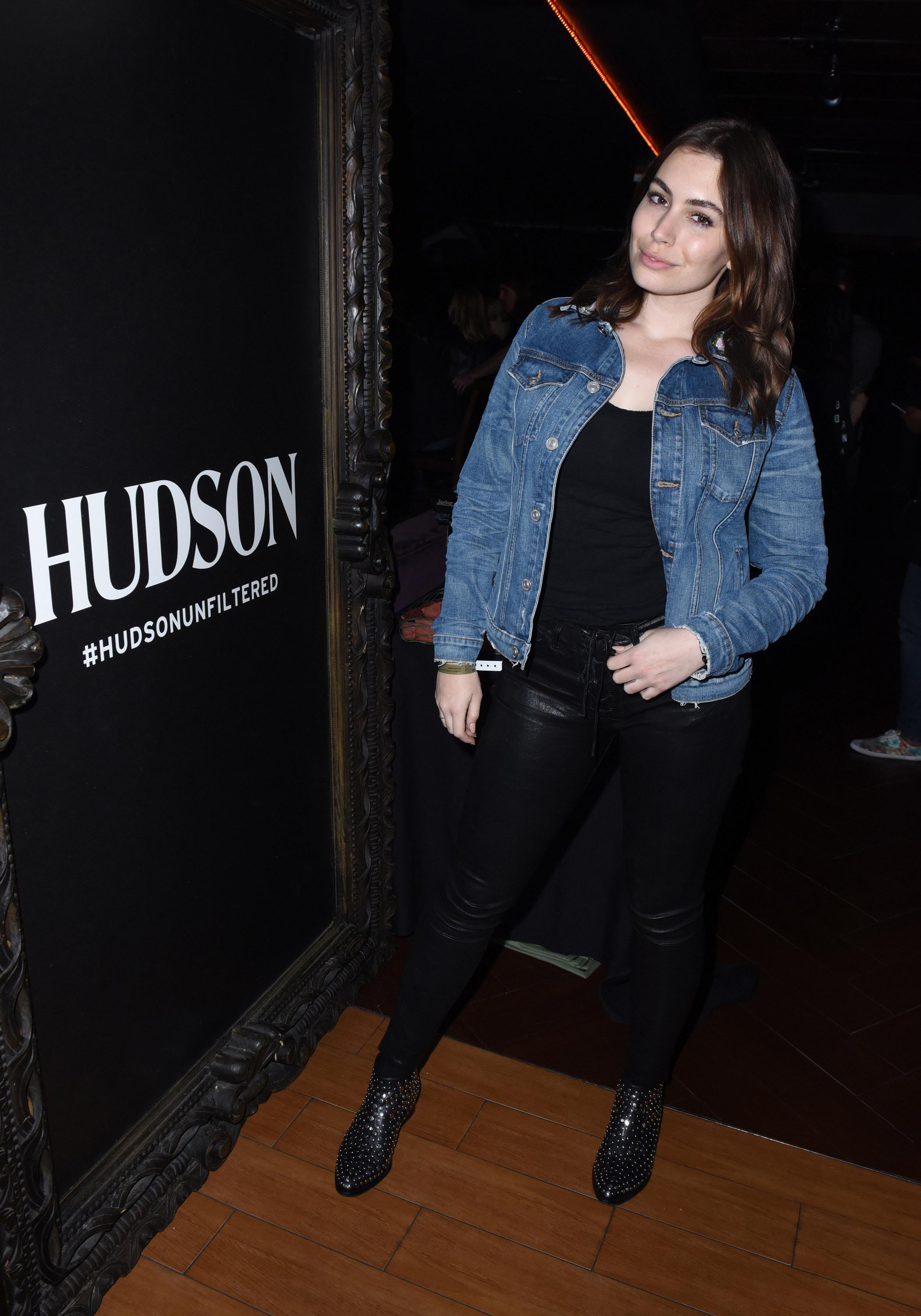 Sophie Tweed-Simmons attends a private event hosted by Hudson