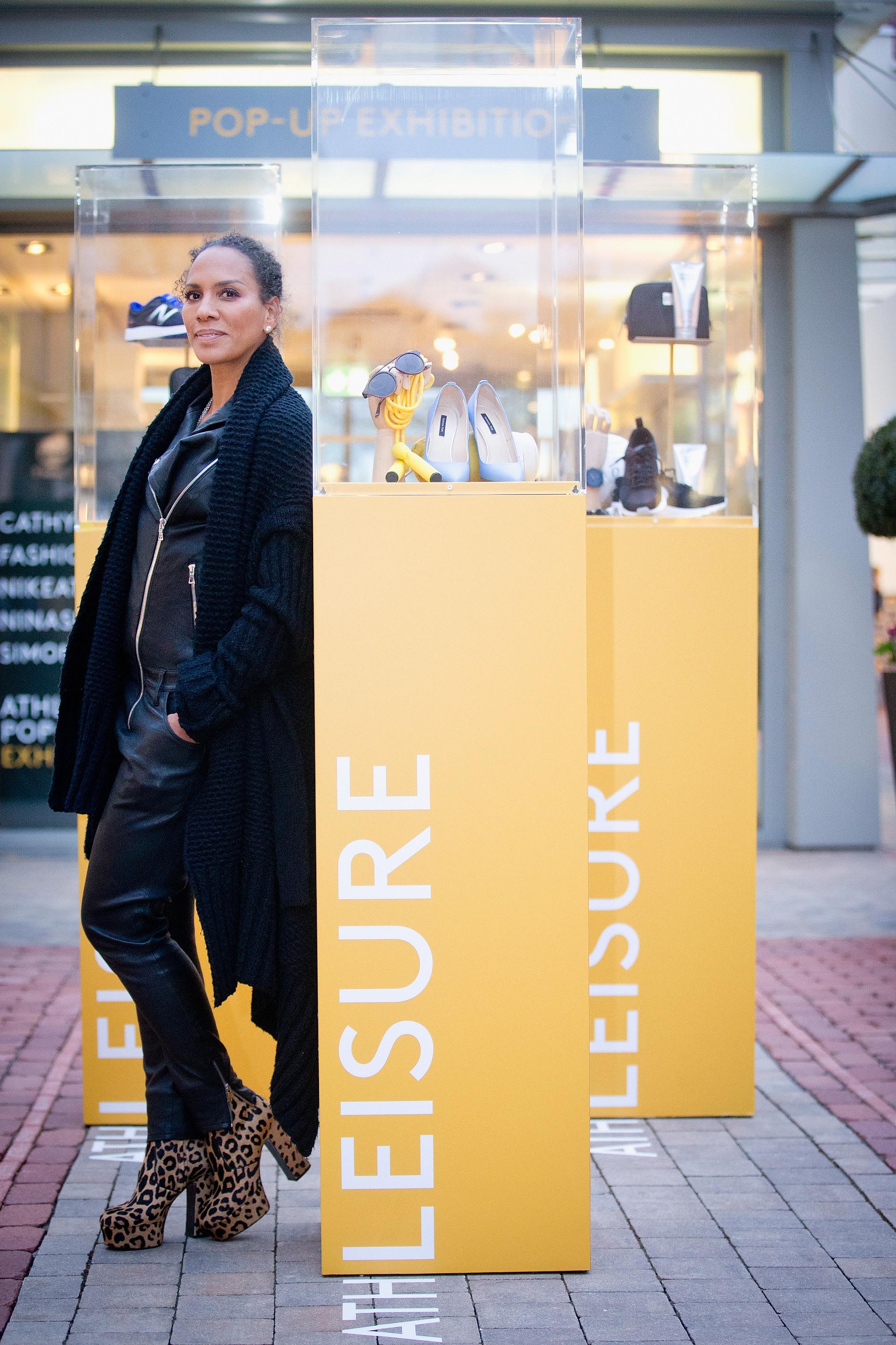 Barbara Becker attends the Athleisure pop-up event